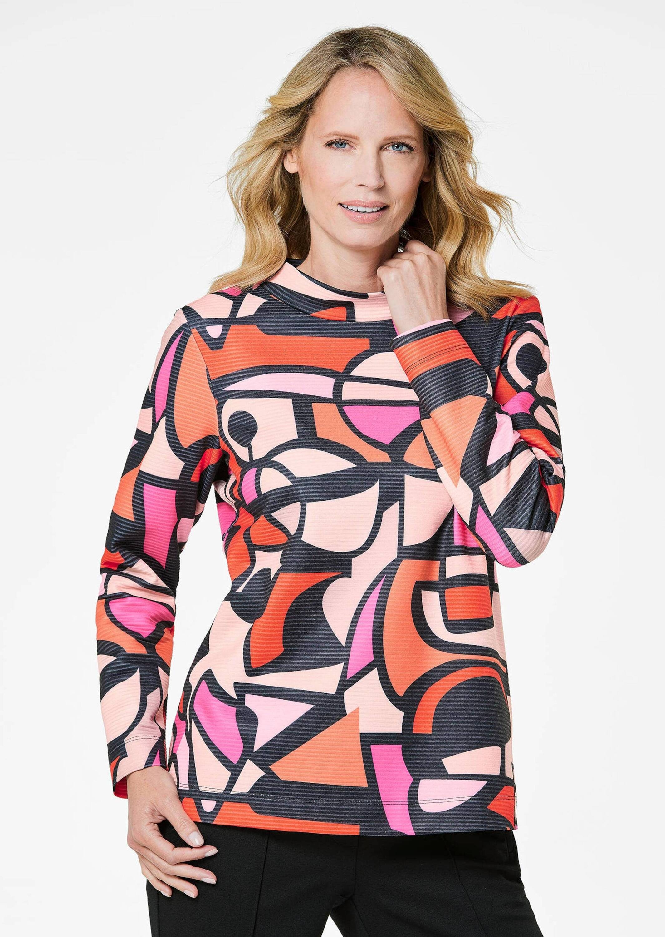 GOLDNER Kurzarmshirt "Kurzgröße Sweatshirt" günstig online kaufen