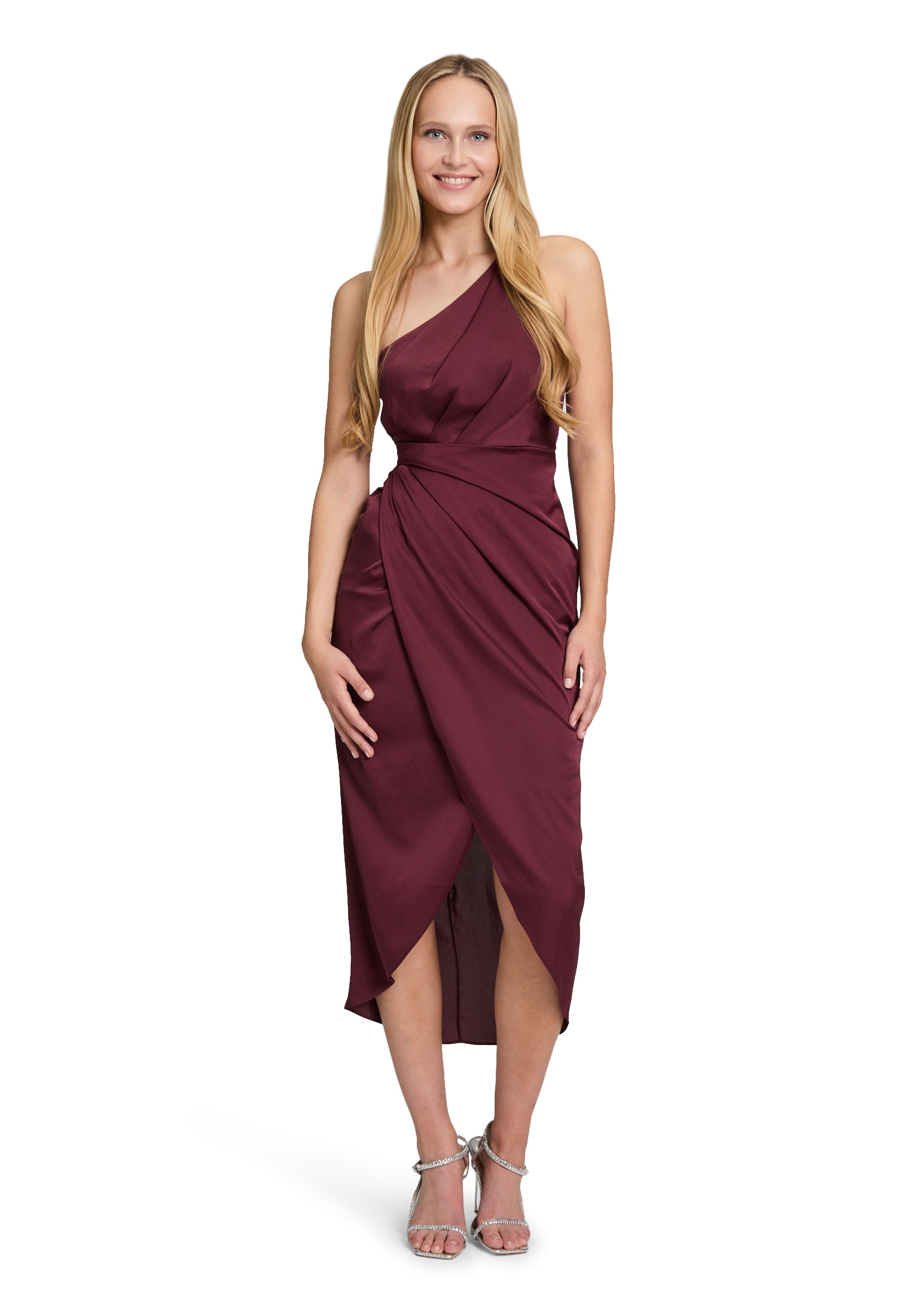 Vera Mont Abendkleid "Vera Mont Damen Abendkleid mit Raffung", Material günstig online kaufen