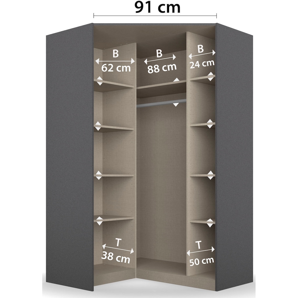 rauch Eckkleiderschrank »Bremen«