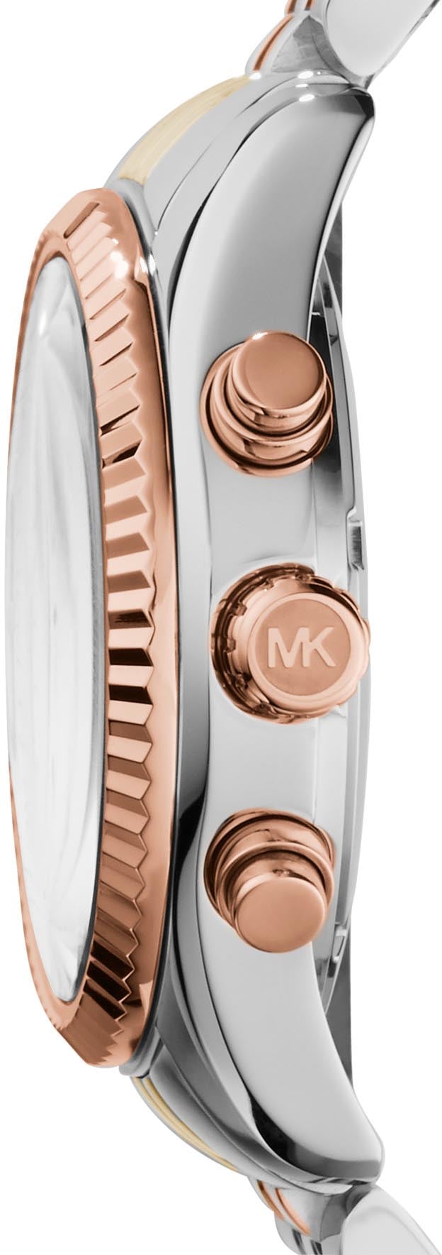 MICHAEL KORS Chronograph »LEXINGTON«, Quarzuhr, Armbanduhr, Damenuhr, Stoppfunktion, Edelstahlarmband