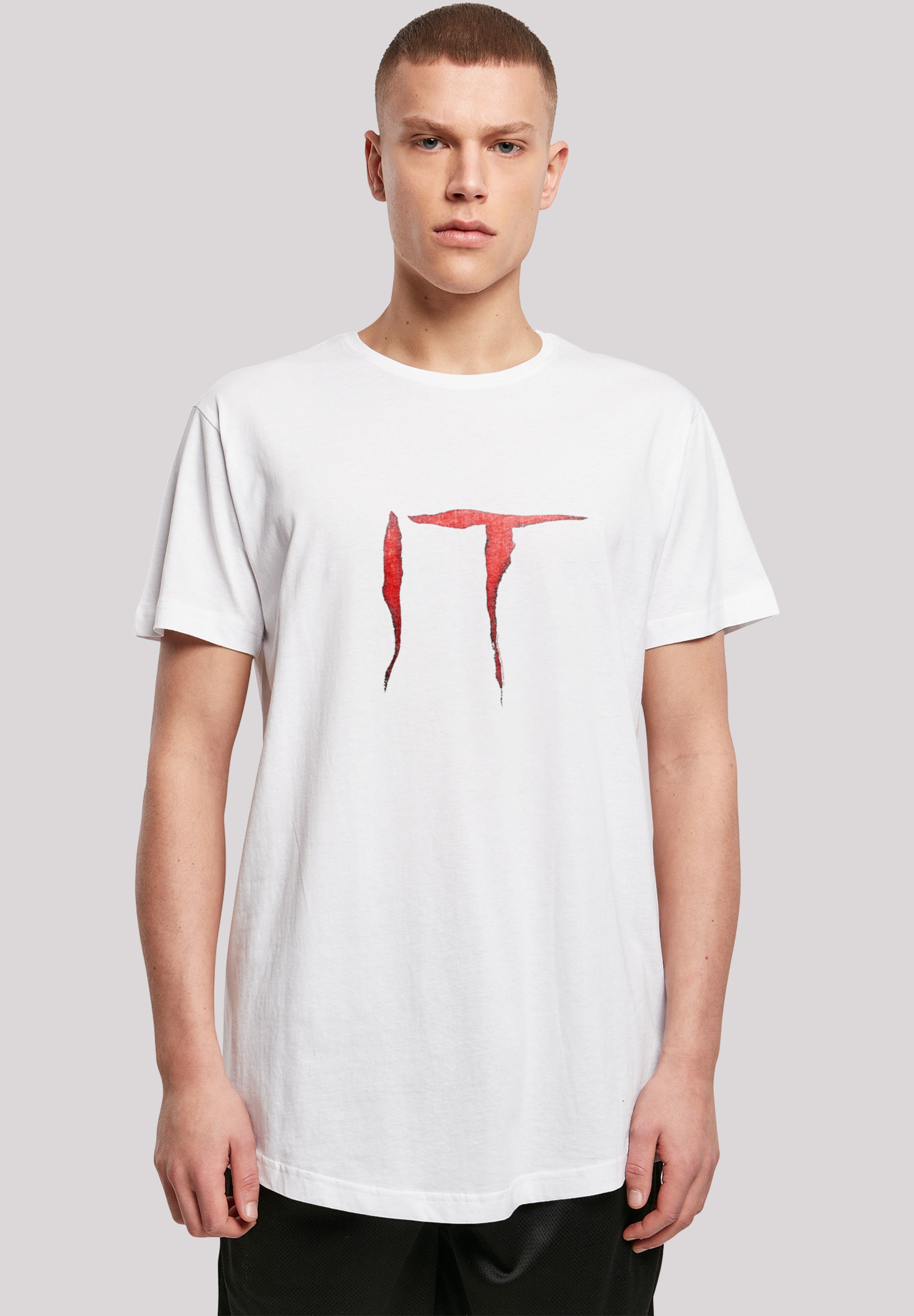 F4NT4STIC T-Shirt »Long Cut T-Shirt IT Film ES Stephen King Distressed Logo«,  Print ▷ kaufen | BAUR