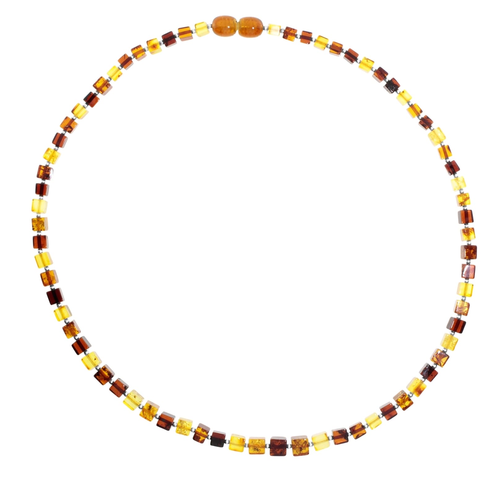 OSTSEE-SCHMUCK Gliederkette »Ostsee-Schmuck Kette Würfel 6 Kette Würfel 6«, (1 tlg.)
