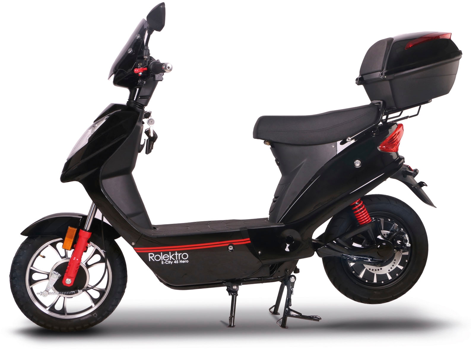 Rolektro E-Motorroller »E-City 45 Hero«, bis zu 43 km Reichweite, mit USB-Anschluss und integr. Alarmanlage