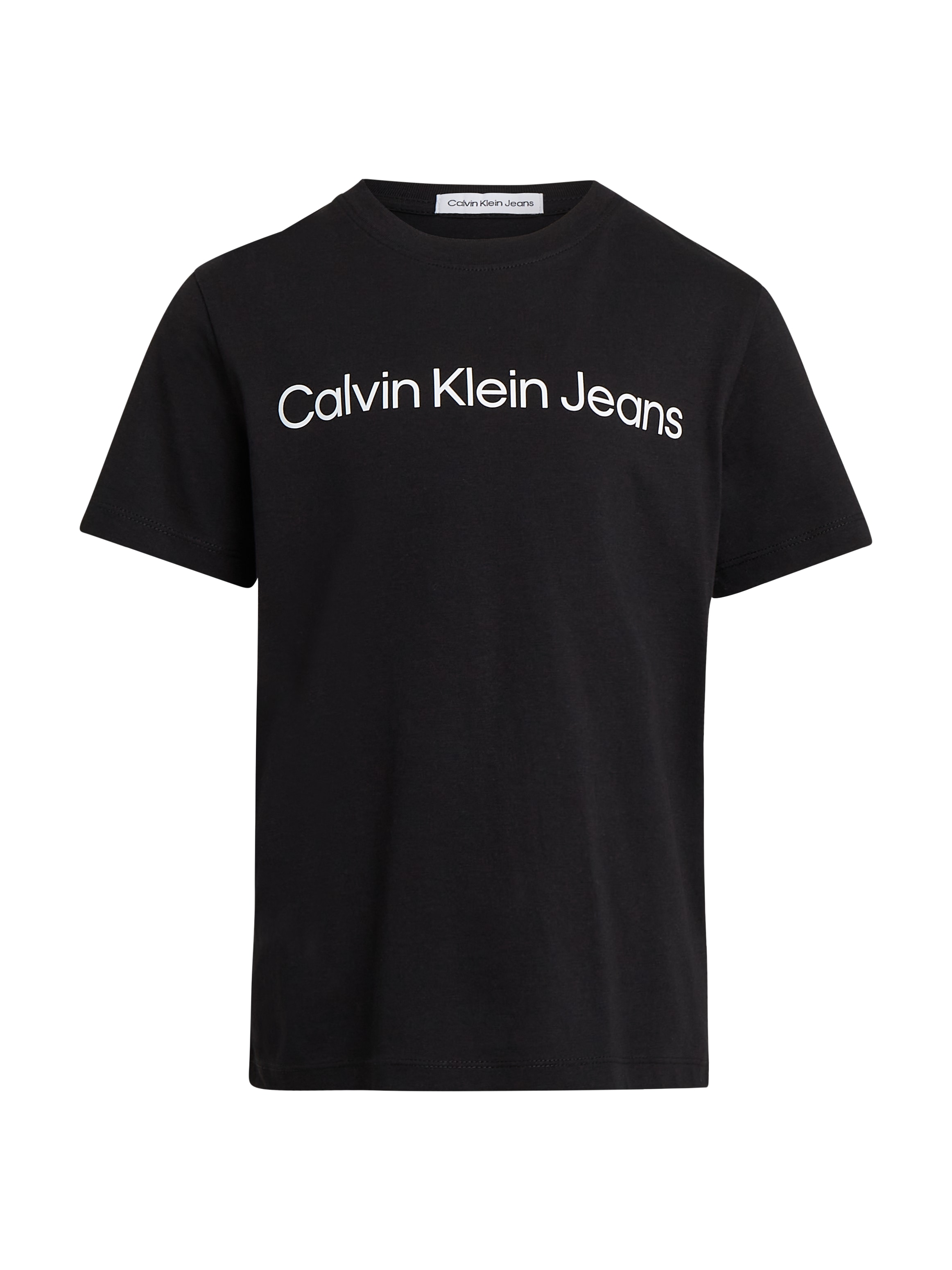 Sweatshirt T-SHIRT«, mit Calvin SS LOGO »INST. BAUR Logoschriftzug Klein Jeans |