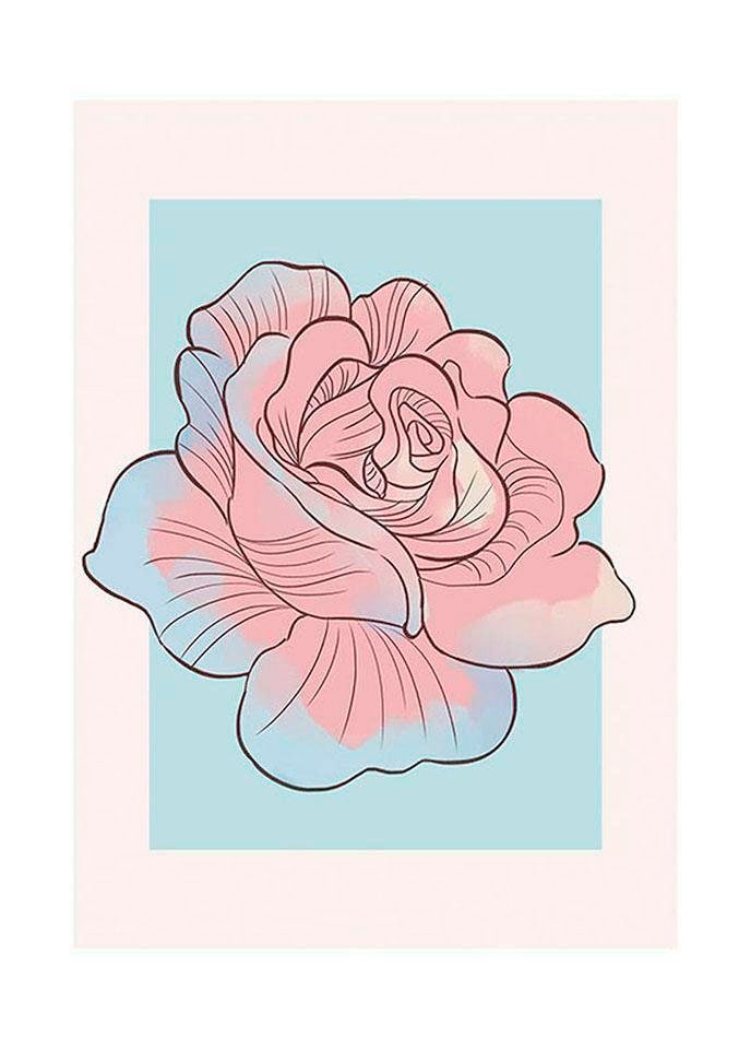 Komar Bild "Cinderella Rose", Disney, (1 St.), Wandbild zur Dekoration im K günstig online kaufen