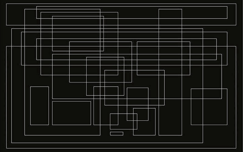 Komar Vliestapete "Digitaldruck Vlies - Mills Board Mondial - Größe 400 x 250 cm", bedruckt, Wohnzimmer, Schlafzimmer