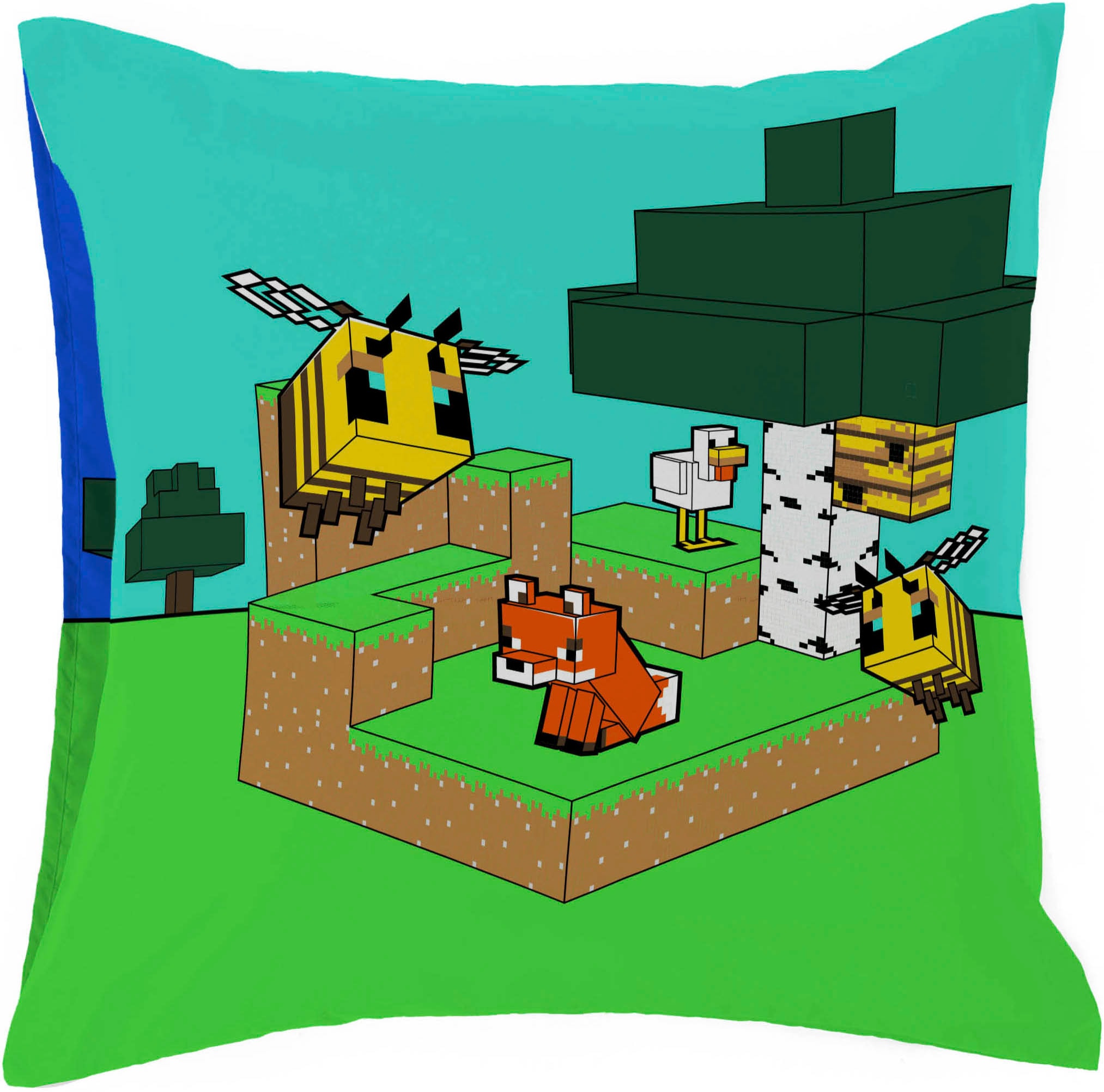 Minecraft Kinderbettwäsche »Minecraft Creative« 2 100% Baumwolle
