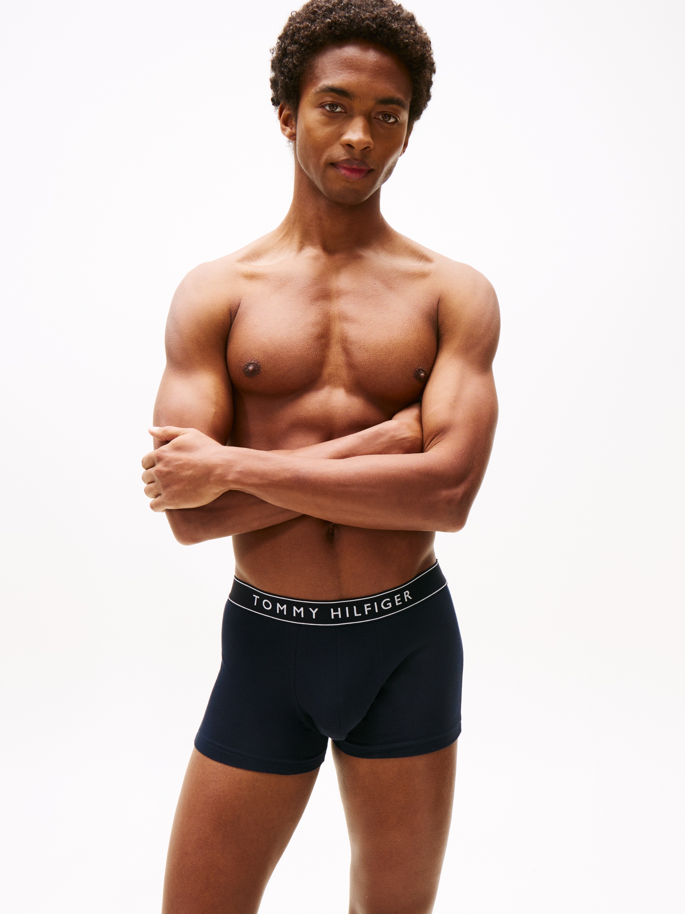 Tommy Hilfiger Underwear Trunk "3P TRUNK DTM" Packung, 3er, 3 Stk. mit Logo günstig online kaufen