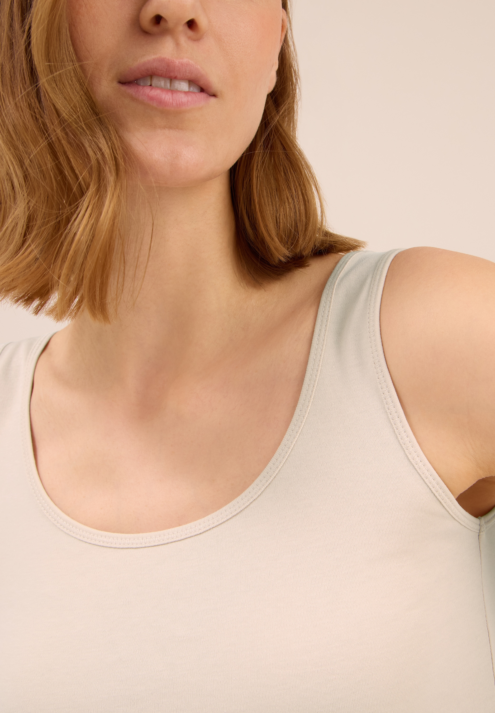 Cecil Shirttop »Style Linda«, in Unifarbe