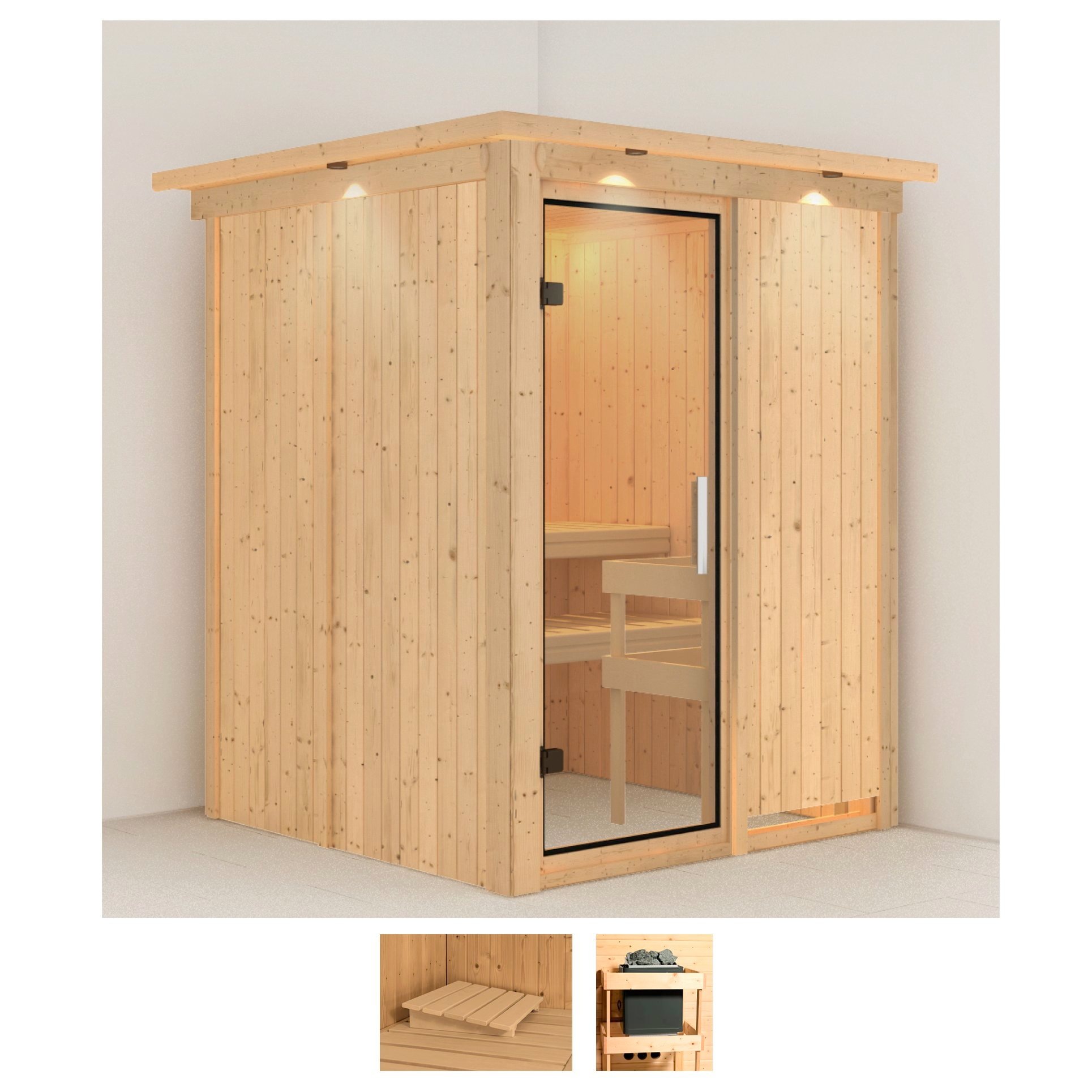Karibu Pirtis »Norin« (Set) be Ofen