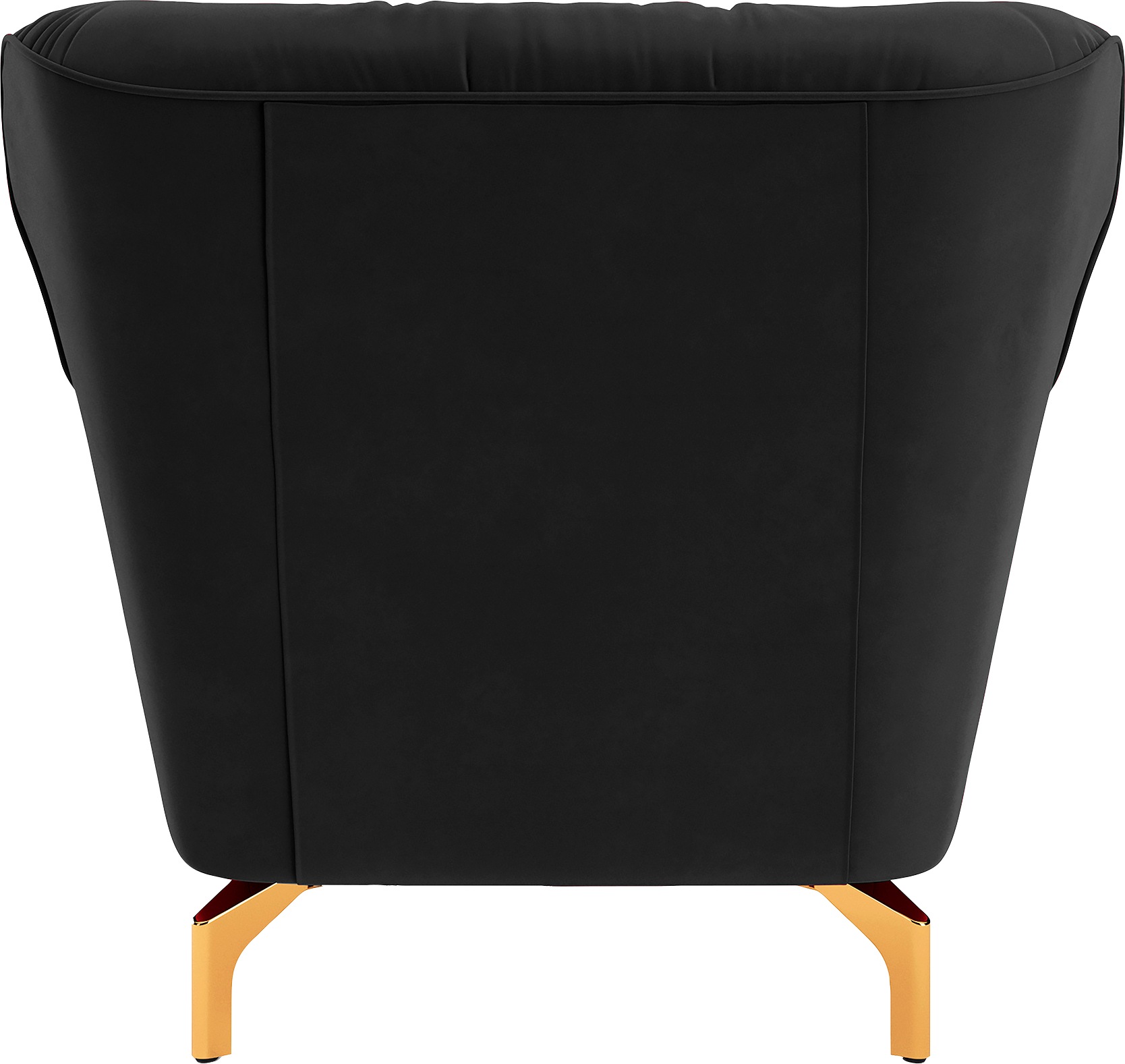 sit&more Sessel »Orient 3« inkl. 1 Zierkissen mit Strass-Stein, goldfarbene Metallfüße