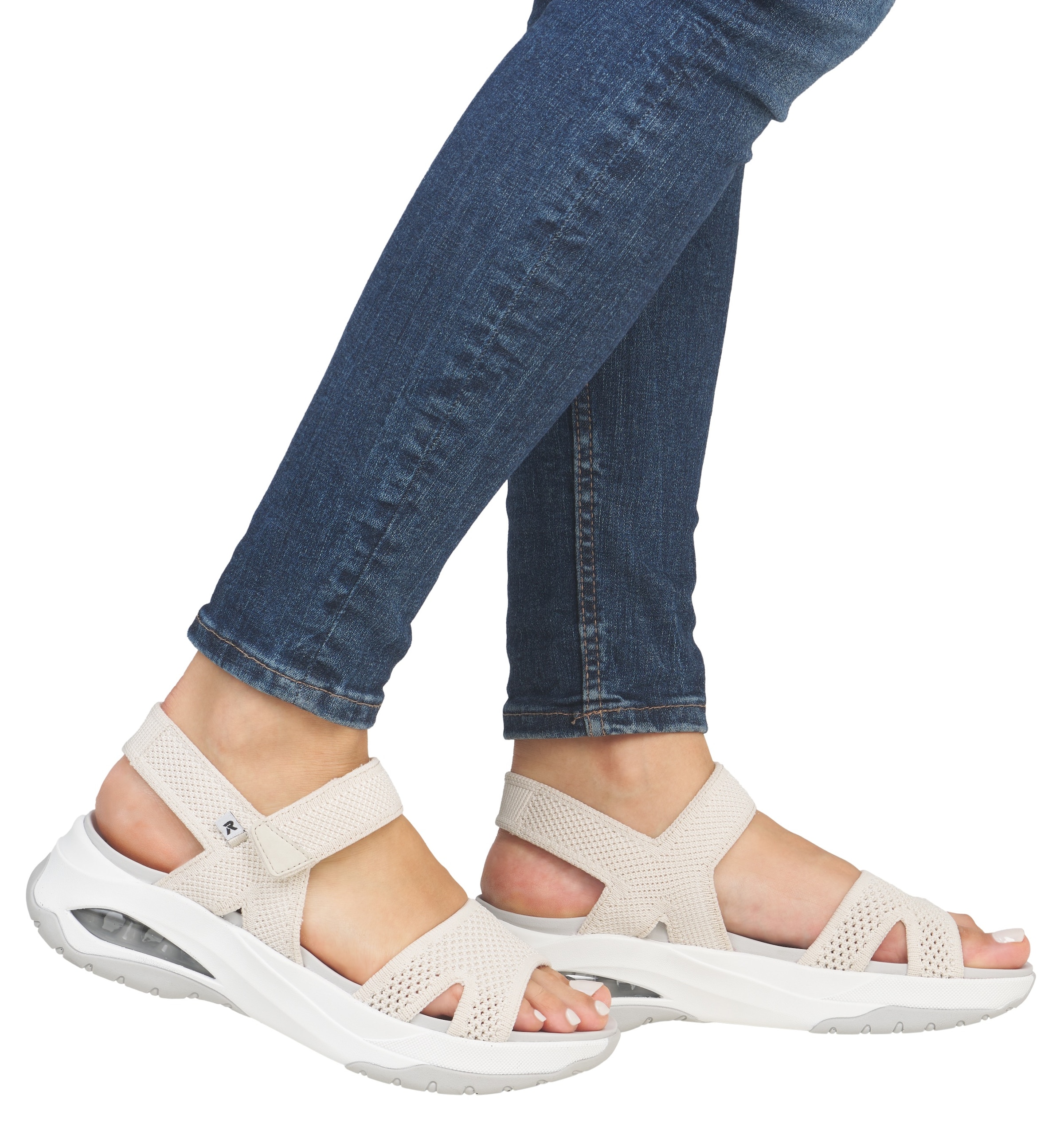 RIEKER Sport Sandale »Byron Bay«, Sport-Sandale, Sommerschuh, Outdoorsandale mit weichem Fußbett