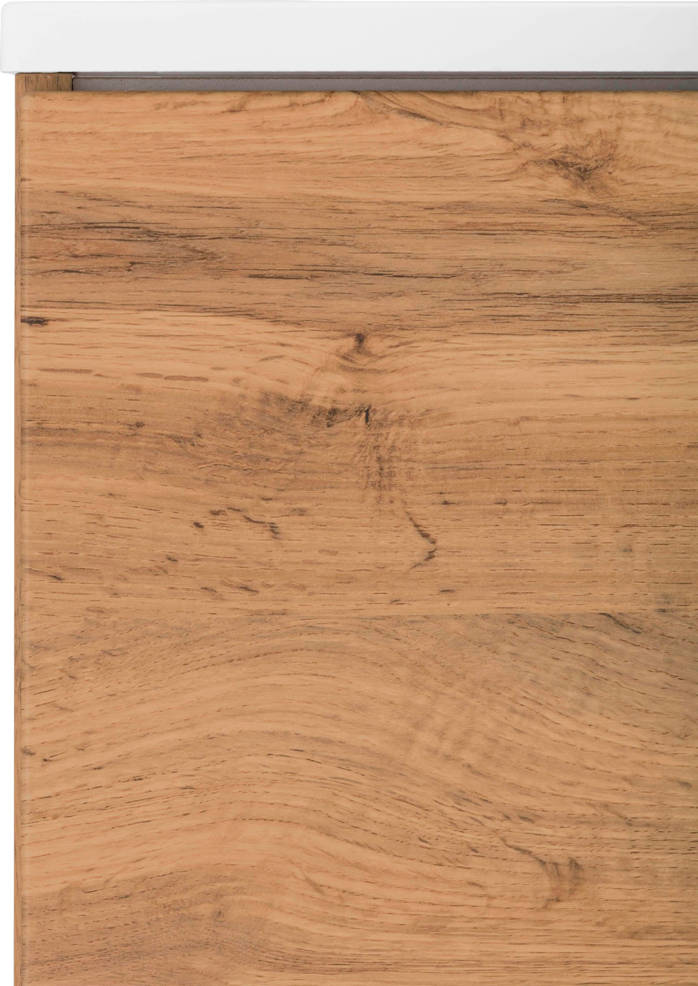 welltime Waschbeckenunterschrank »Soria« Badmöbel Waschtisch inkl. Waschbecken, Breite 100 cm