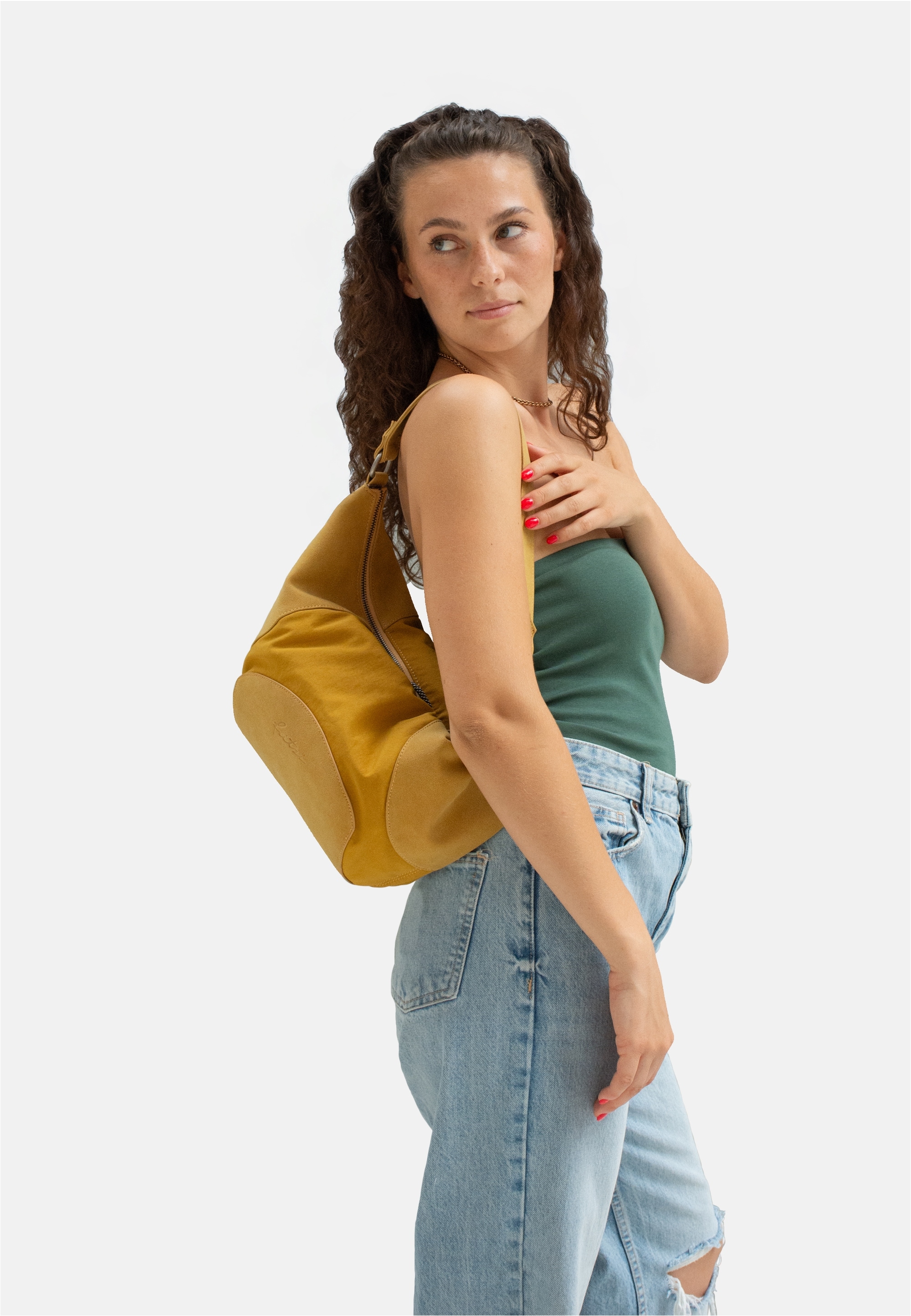 Fritzi aus Preußen Henkeltasche »Sky Mix Anthra Black«, mit tollem, weichem Handfeel