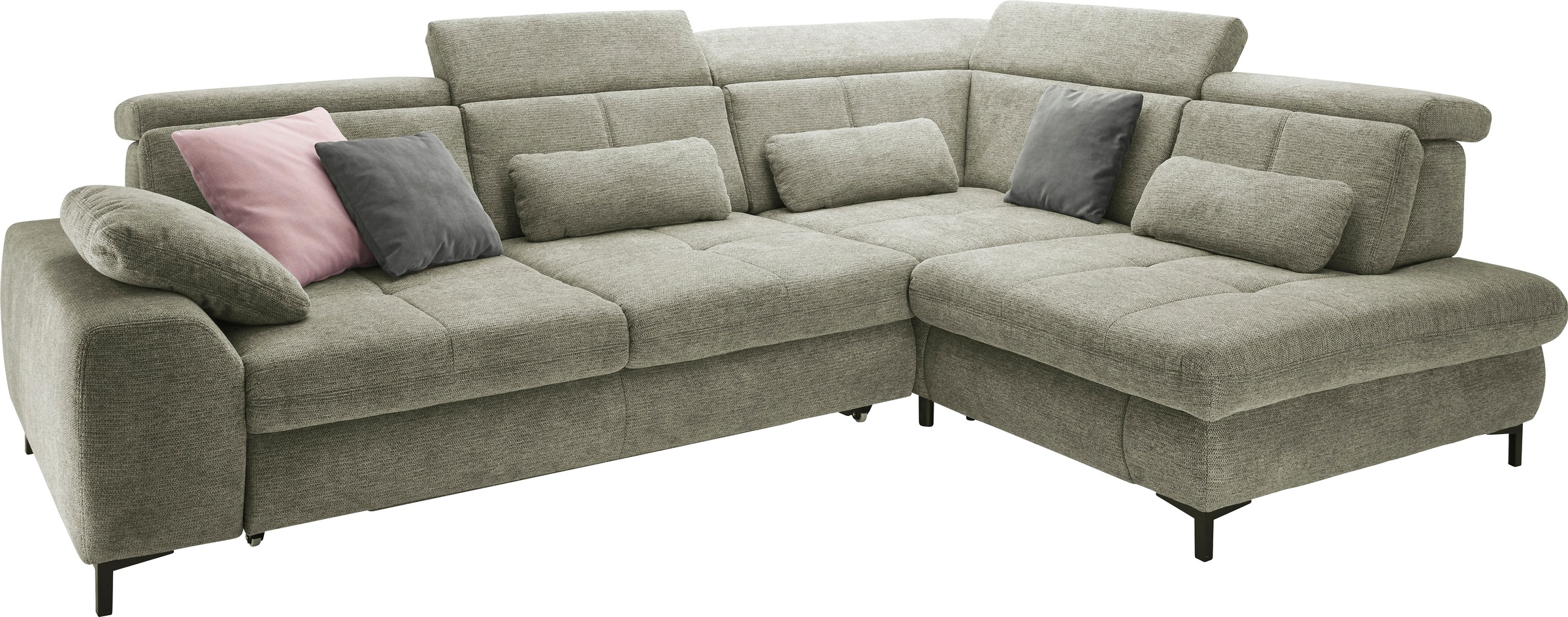 Thumbnail - set one by Musterring "SO 3400 Sitzhöhe 47cm oder 49cm, Sitztiefe verstellbar, B/T 317/220 cm" Kaltschaumpolsterung, Fla...