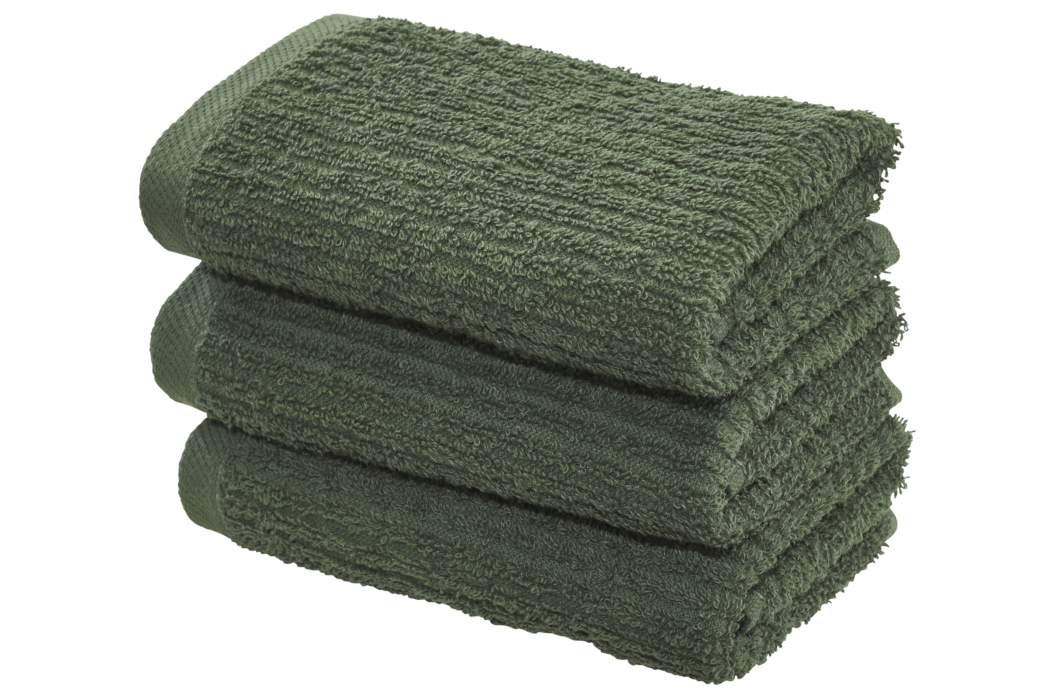 OTTO home Gaestehandtuecher "Riva, 30x50, Premium Handtücher, 500 gr/m²" Hoch-Tief-Struktur, Streifen, weich, 5 Jahre Garantie