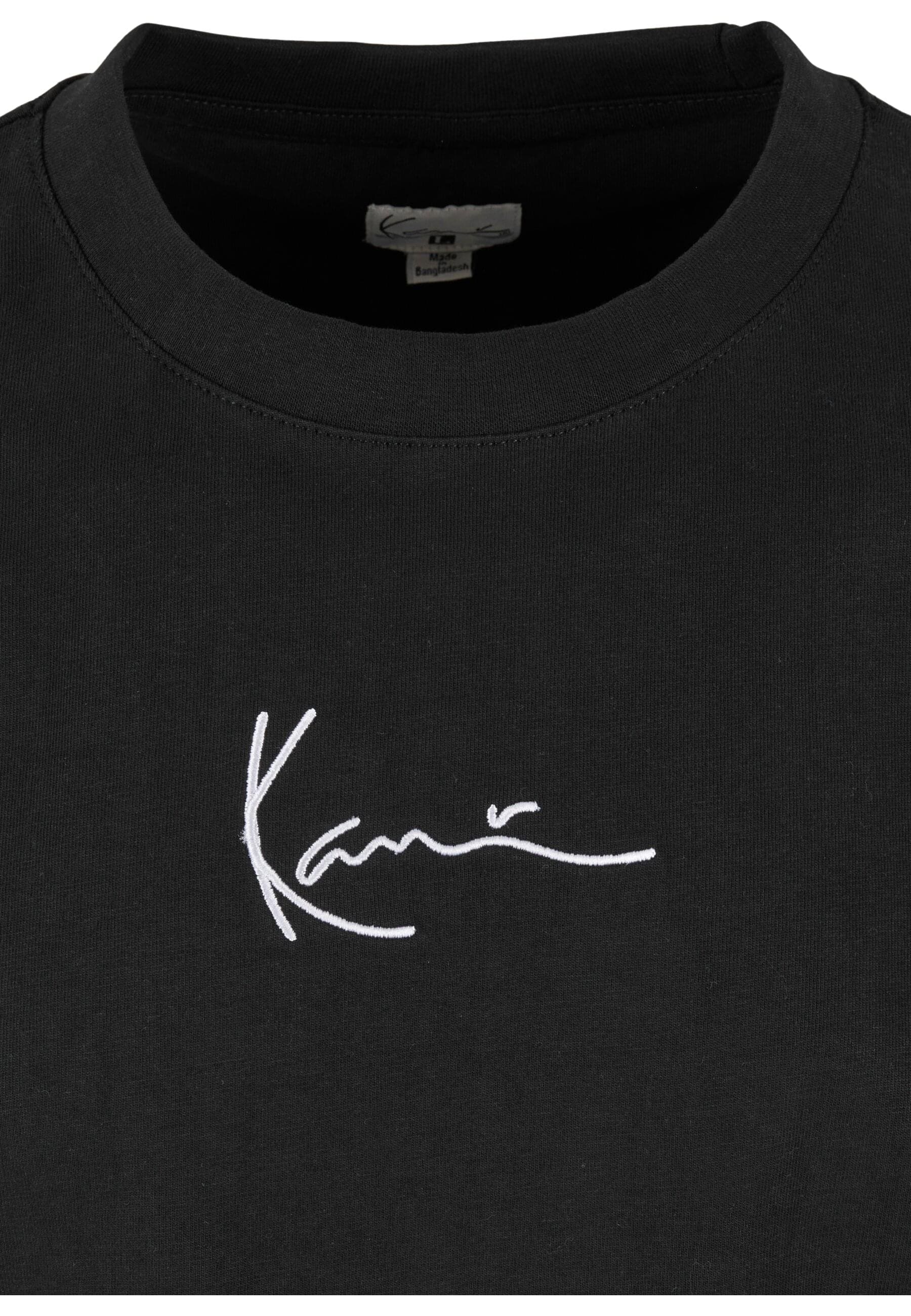 Karl Kani Kurzarmshirt »Karl Kani Herren KKMQ12001 SMALL SIGNATURE TEE BLK«