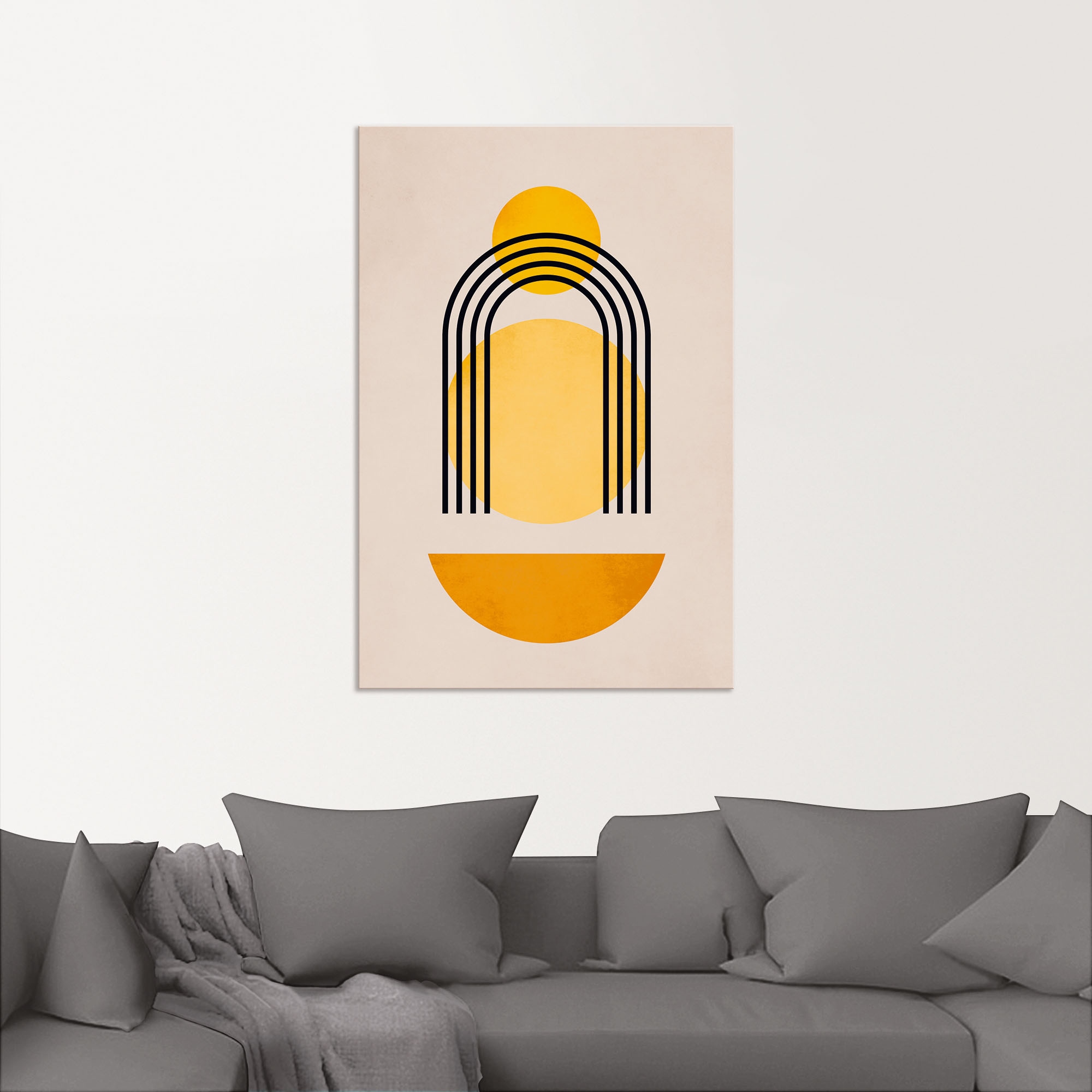 Artland Wandbild »Geometrica Nr. 5«, Muster, (1 St.), als Alubild, Leinwandbild, Poster, Wandaufkleber in verschied. Größen
