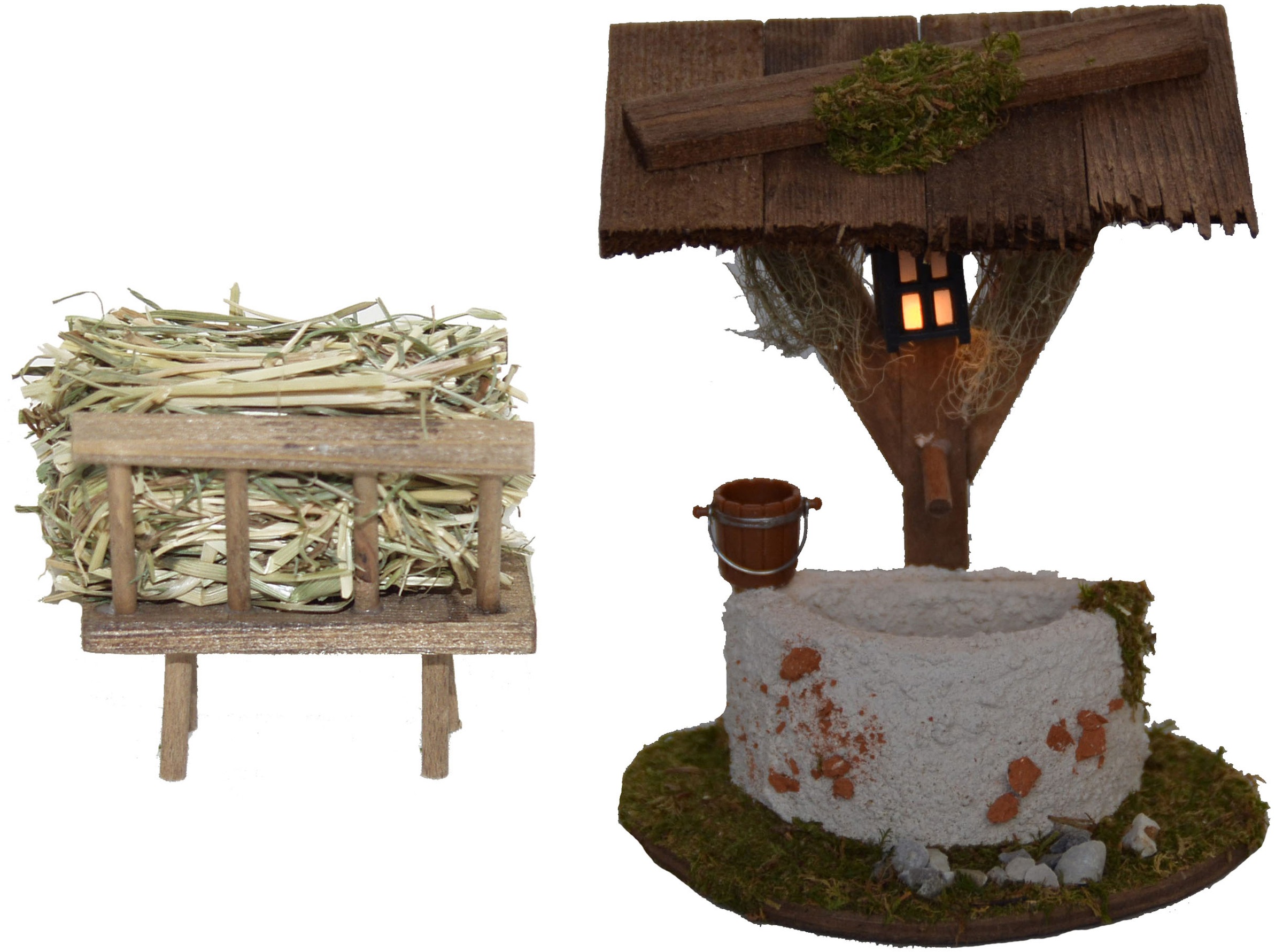 Alfred Kolbe Krippen-Zubehör "Weihnachtsdeko", Brunnen mit Beleuchtung, ink günstig online kaufen