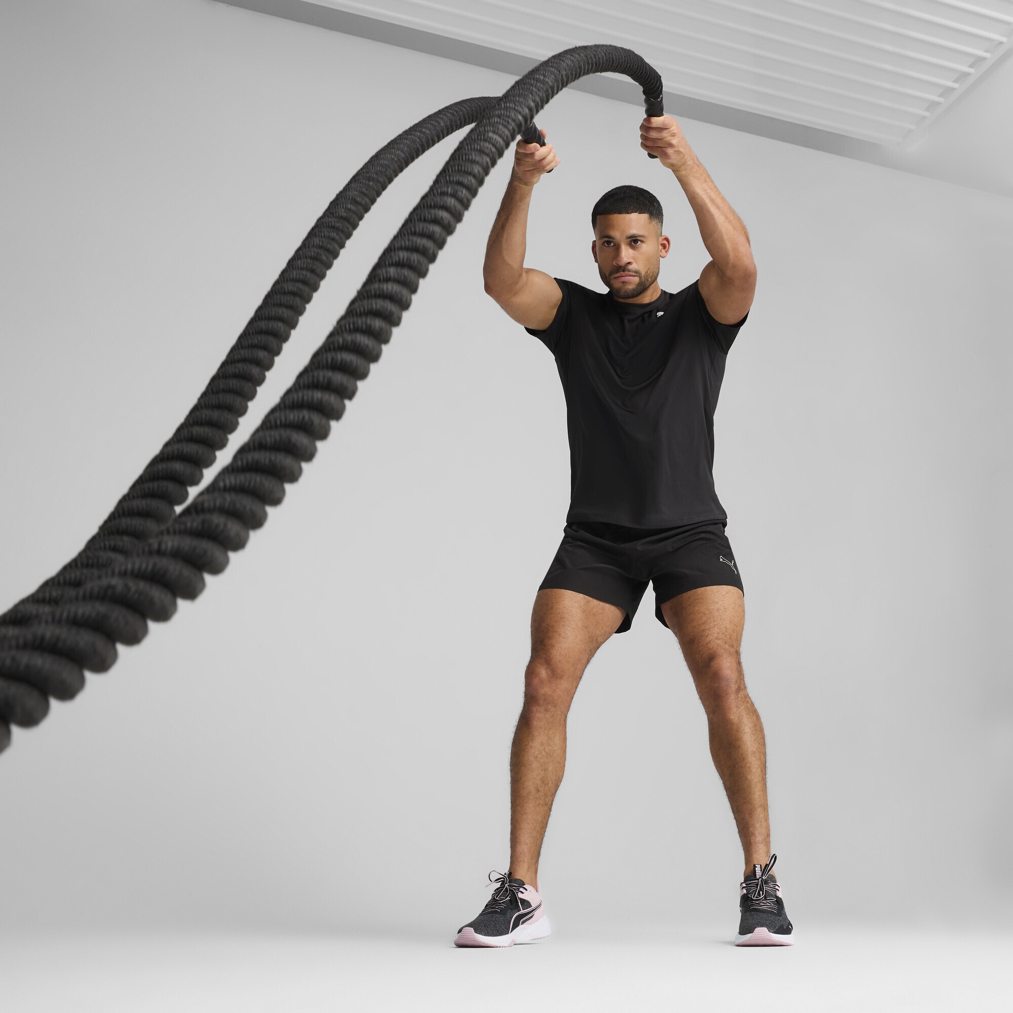 PUMA Trainingsshirt »Train All Day Essentials Poly Texture T-Shirt Herren«