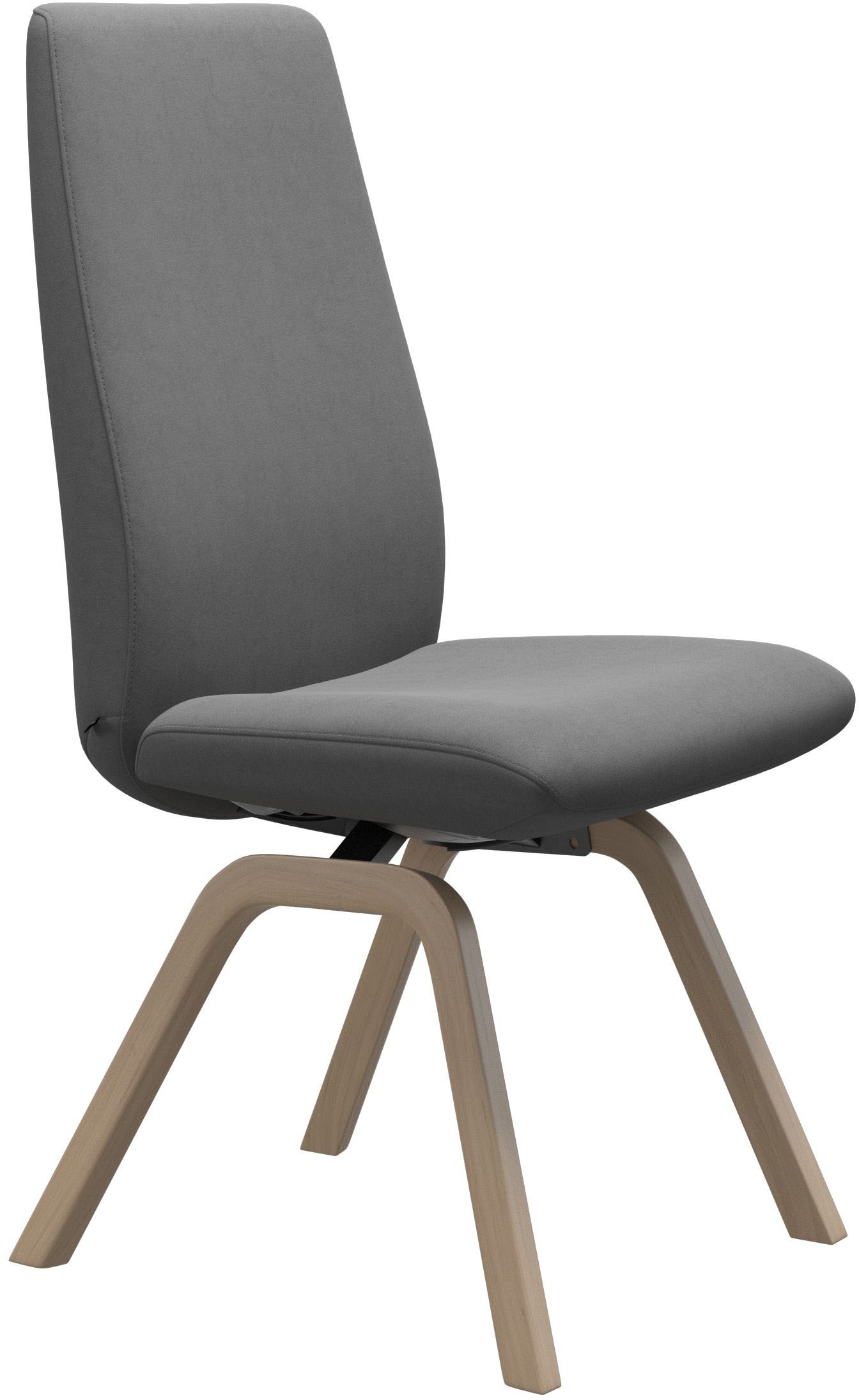 Stressless® Polsterstuhl »Laurel«, Microfaser DINAMICA, High Back, Größe L, mit schräggestellten Beinen in Eiche natur