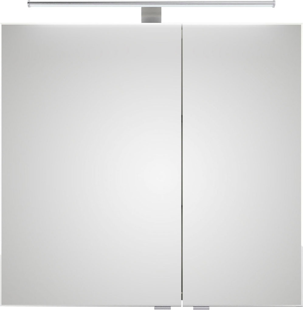 Saphir Badmöbel-Set »6005 Sprint 3-teilig, Keramik-Waschtisch mit LED-Spiegelschrank«, (4 St.), Unterschrank, inkl. Türdämpfer, 3 Türen, 3 Schubladen, Bad-Set