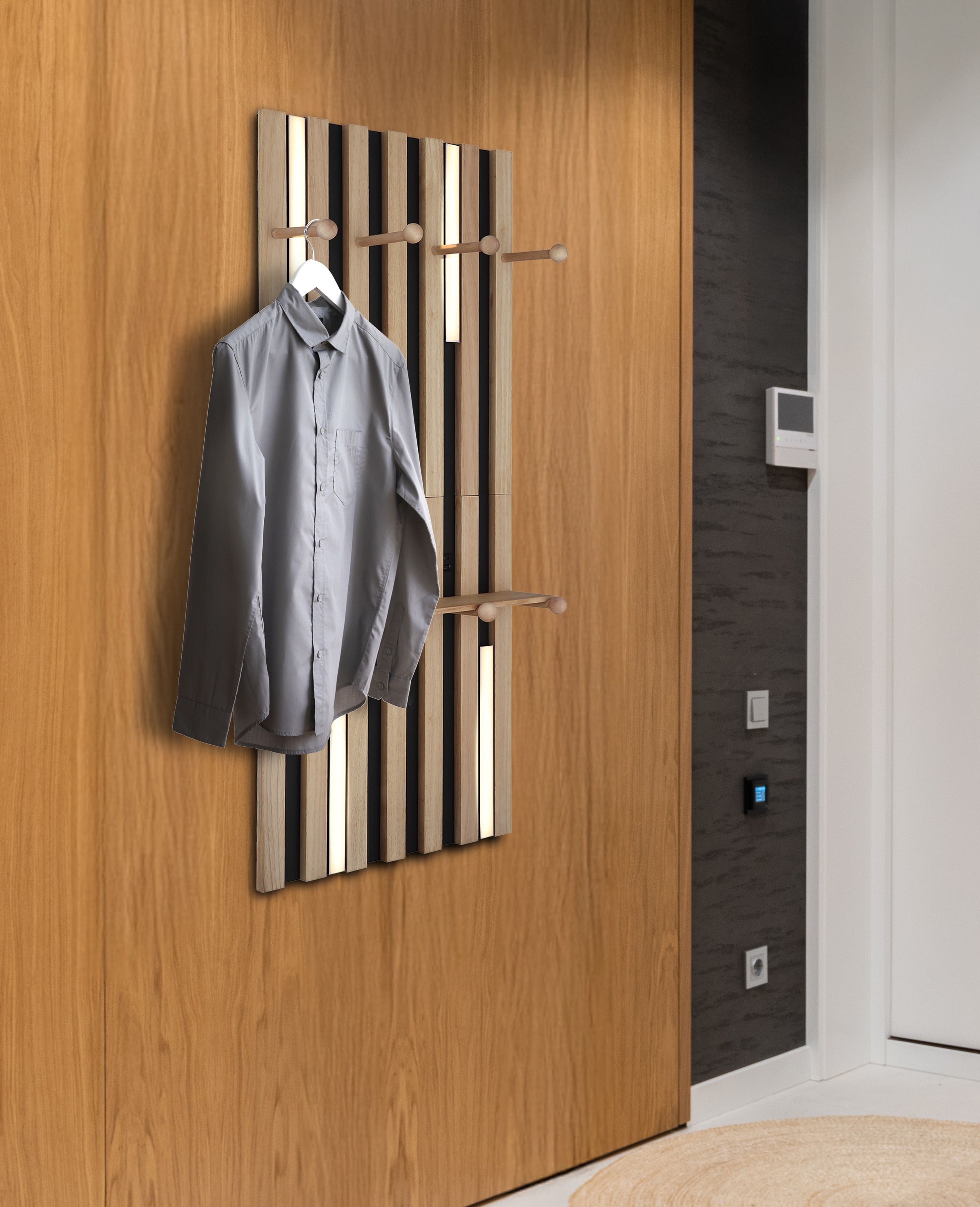 GLOBO LIGHTING Wandleuchte »DUANE« LED-Modul 1 Stk. Warmweiß Wandlampe Wand Wohnzimmer Flur Wandbeleuchtung