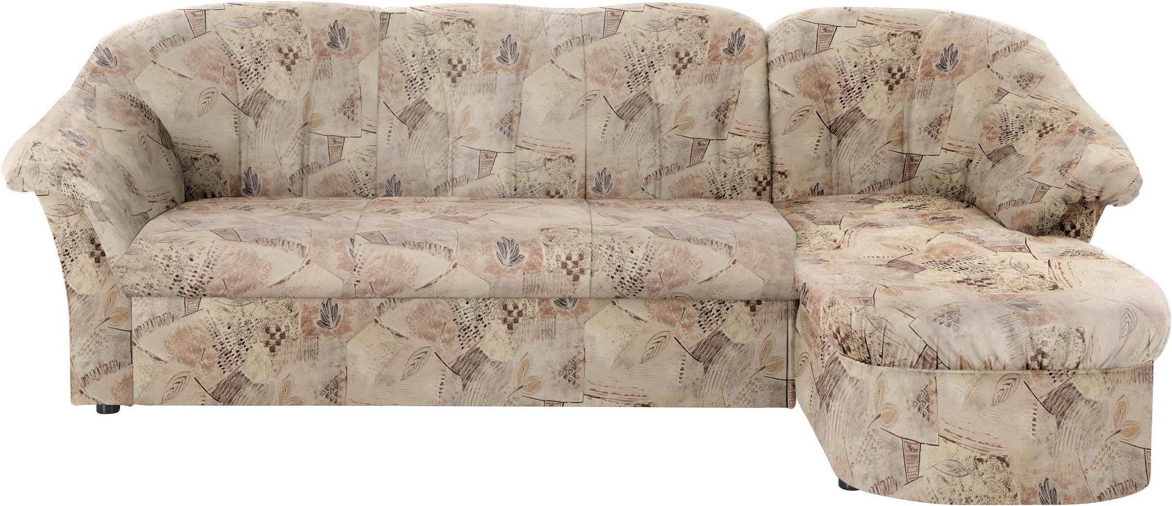 DOMO collection Ecksofa "Pegnitz, elegante Rückensteppung, kompakte Stellma günstig online kaufen