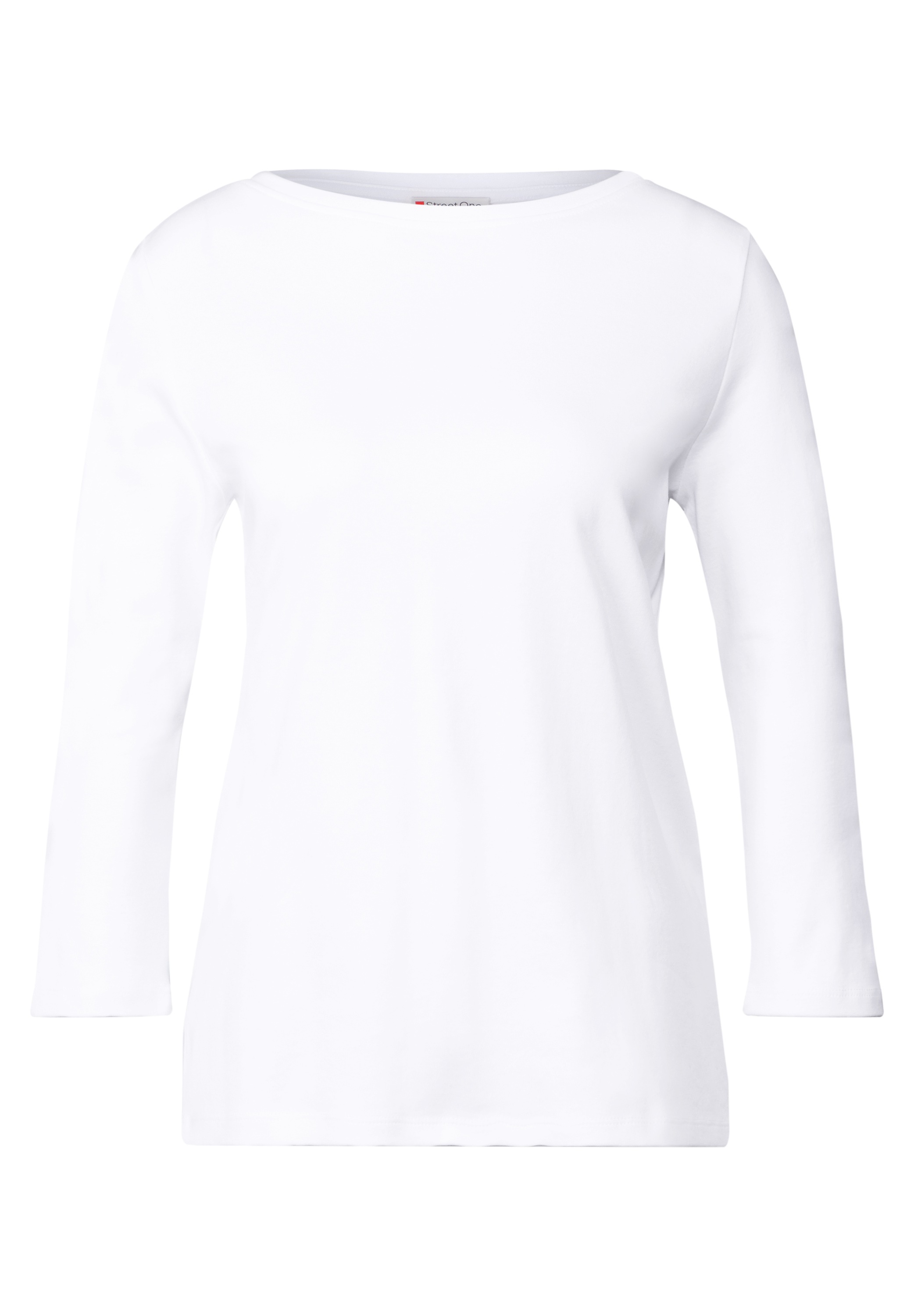 STREET ONE 3/4-Arm-Shirt, mit U-Boot-Ausschnitt