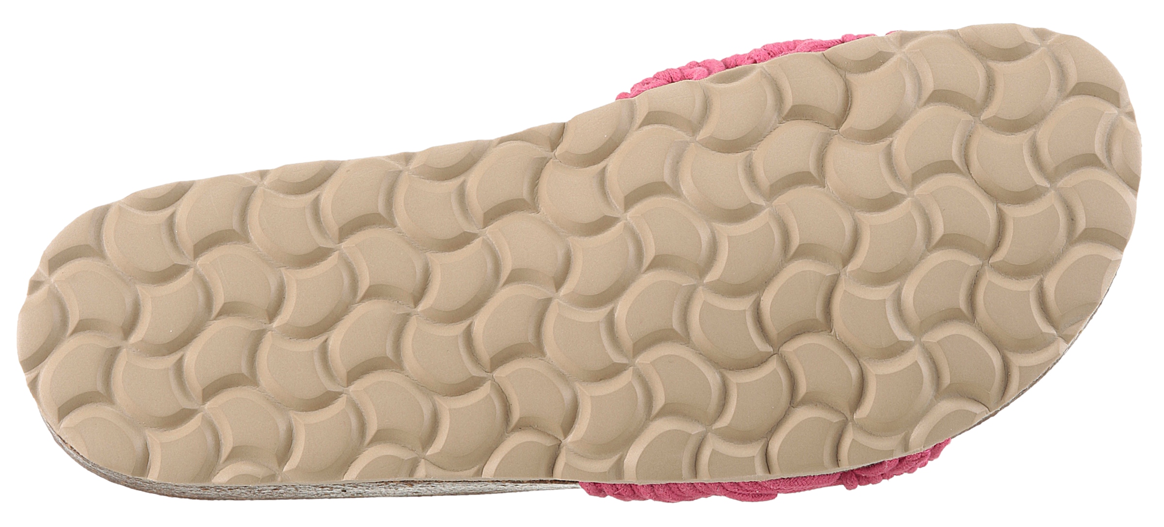 VERBENAS Pantoffel »Raga Knots Digital«, Sommerschuh, Schlappen, Hausschuh in gehäkeltem Look