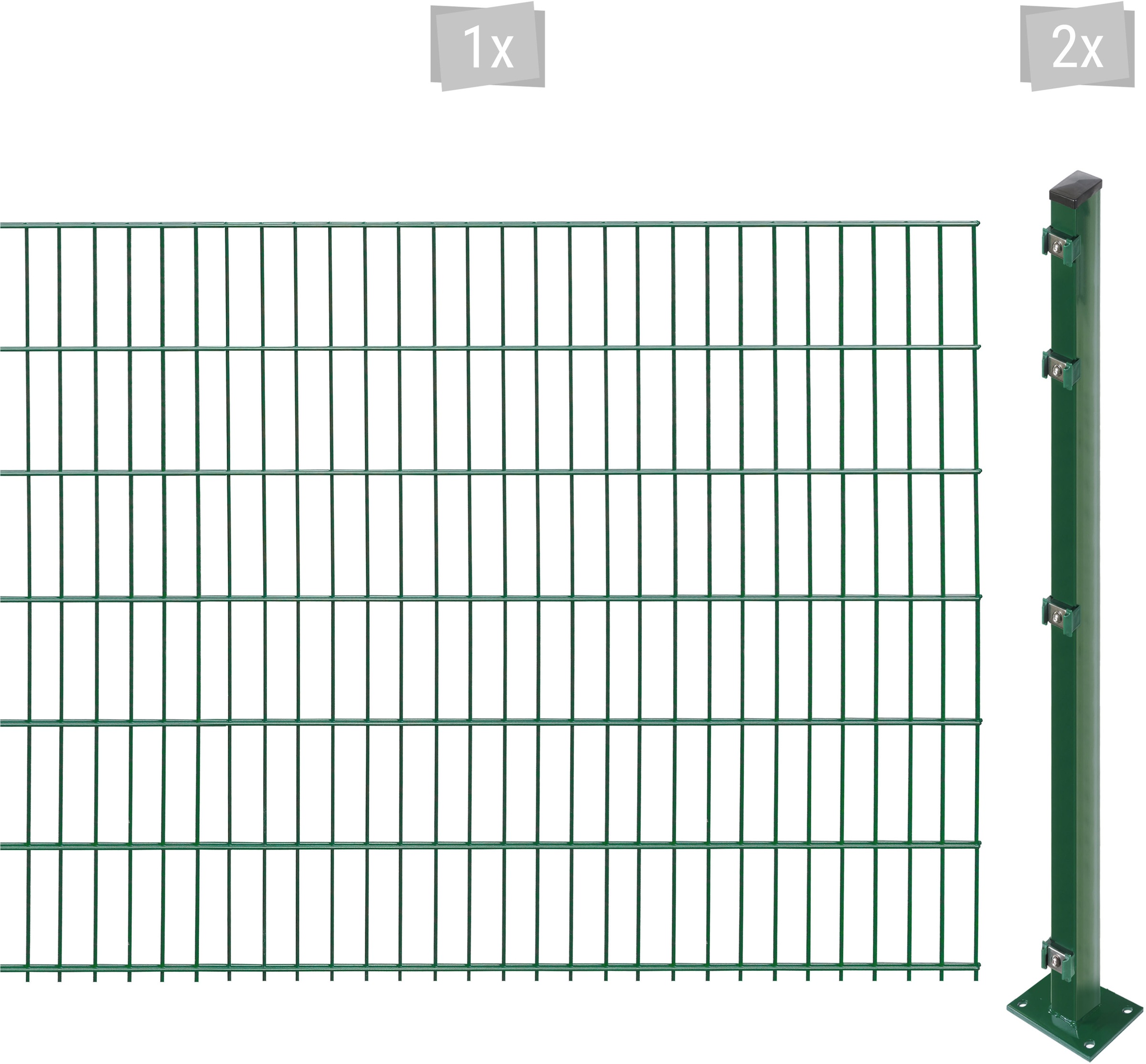 Arvotec Kleiderschrank "EASY 123 zum Aufschrauben" Zaunhöhe 123 cm, Zaunlänge 2 - 60 m