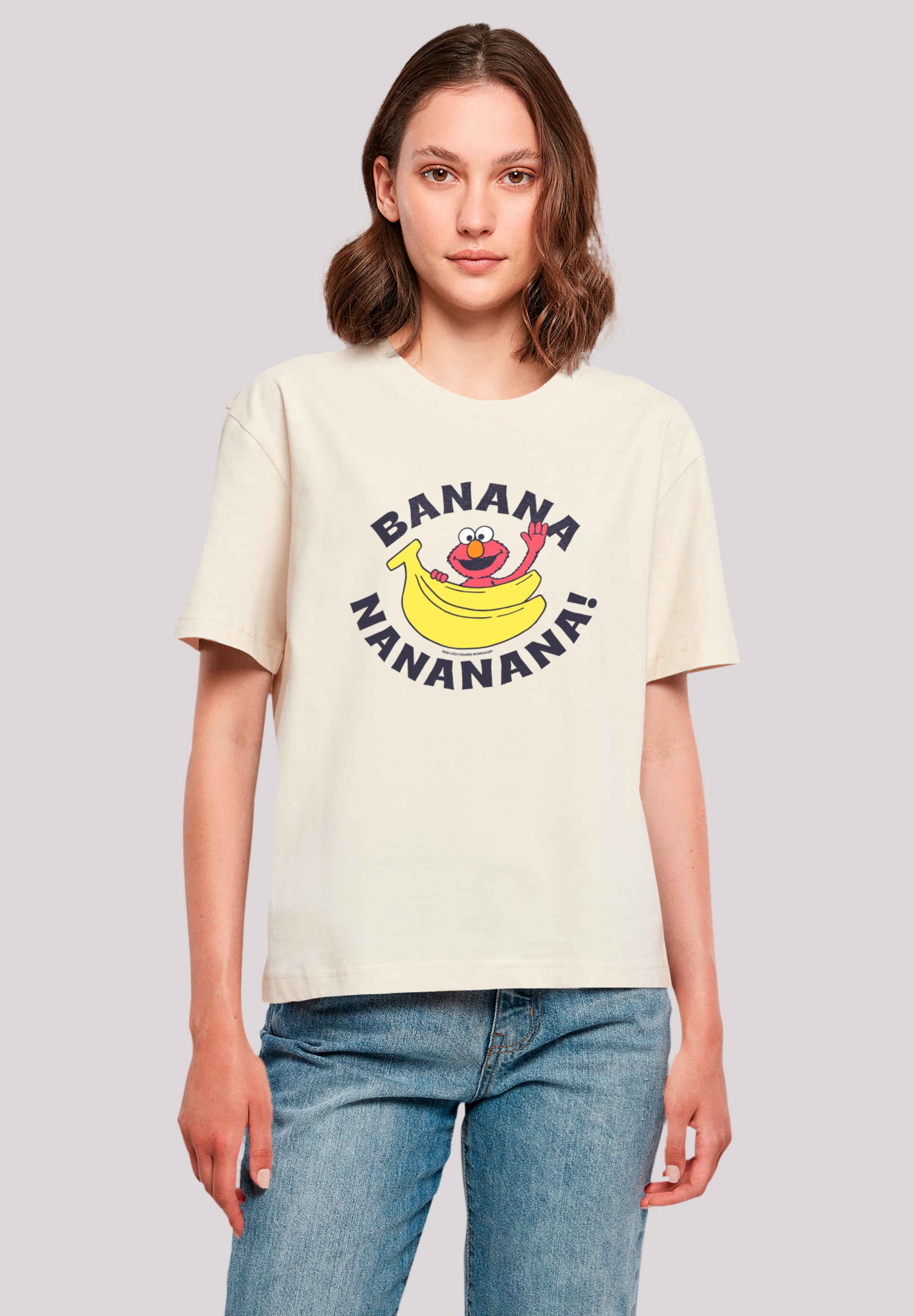 F4NT4STIC T-Shirt "Sesamstraße Elmo Banana", Premium Qualität günstig online kaufen