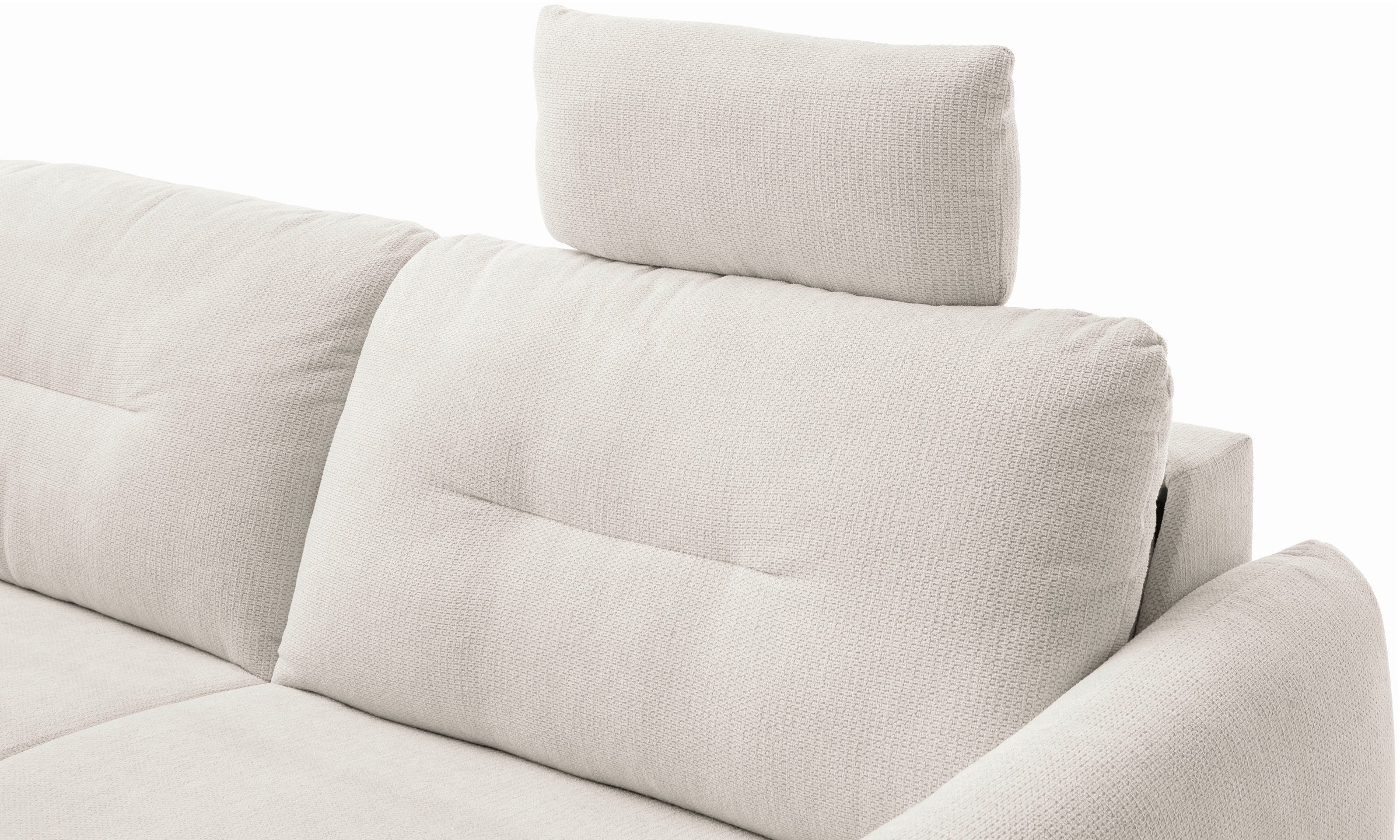 Kopfstütze HOME AFFAIRE, B:55cm H:25cm T:13cmnature, Sperrholz, Polsterauflagen, "Clevina, variabel einsteckbar, Breite 55 cm", im passenden Bezug