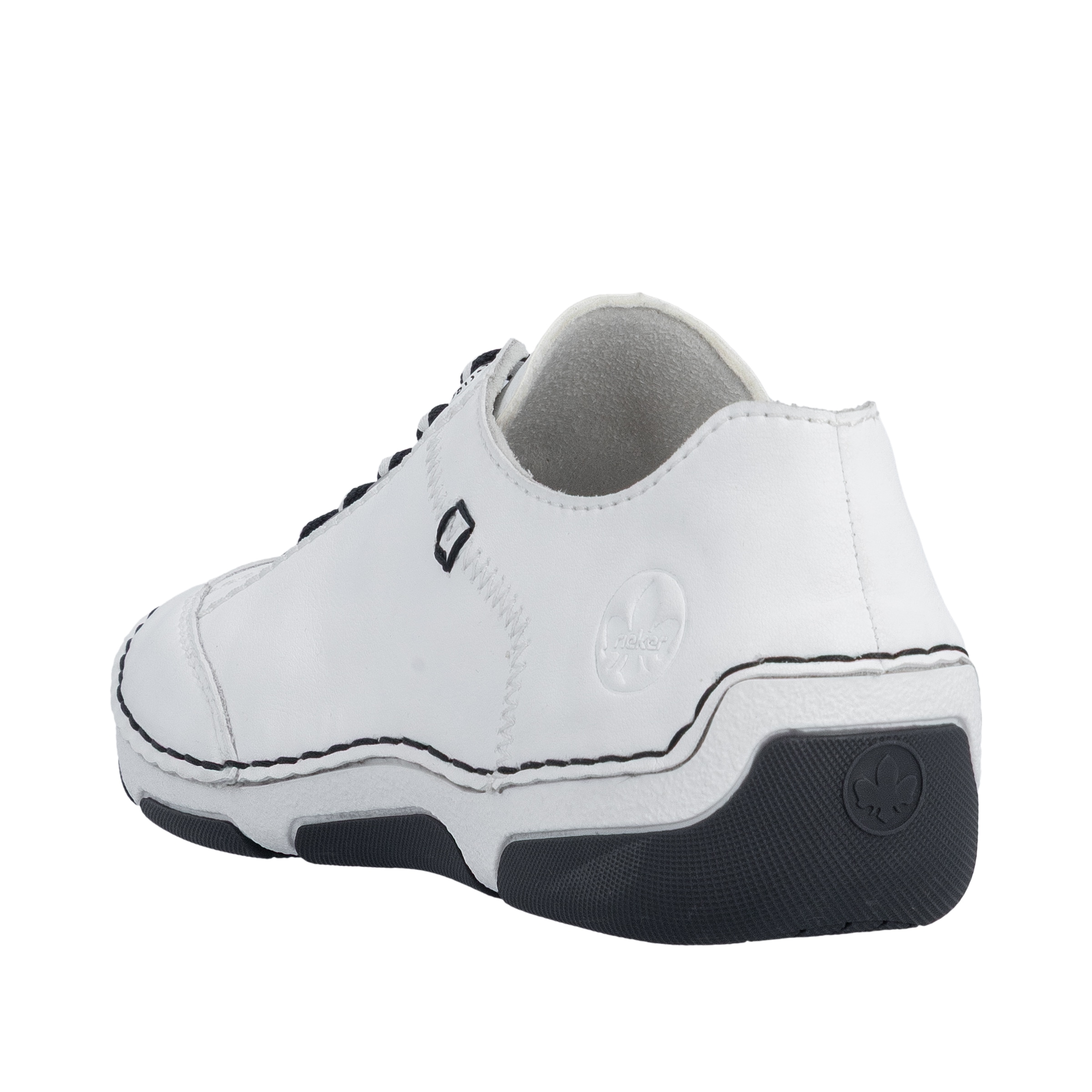 Rieker Sneaker  Halbschuh, Freizeitschuh, Schnürschuh mit Rahmennaht