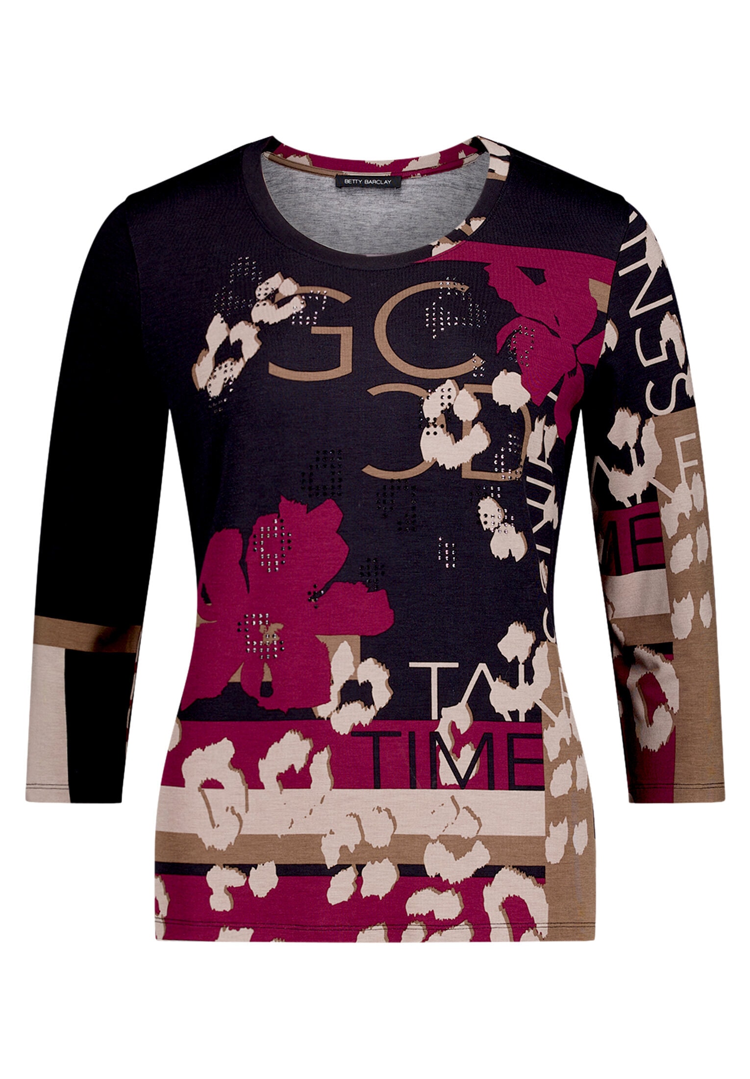 Betty Barclay 3/4-Arm-Shirt »Damen mit Rundhalsausschnitt« 1