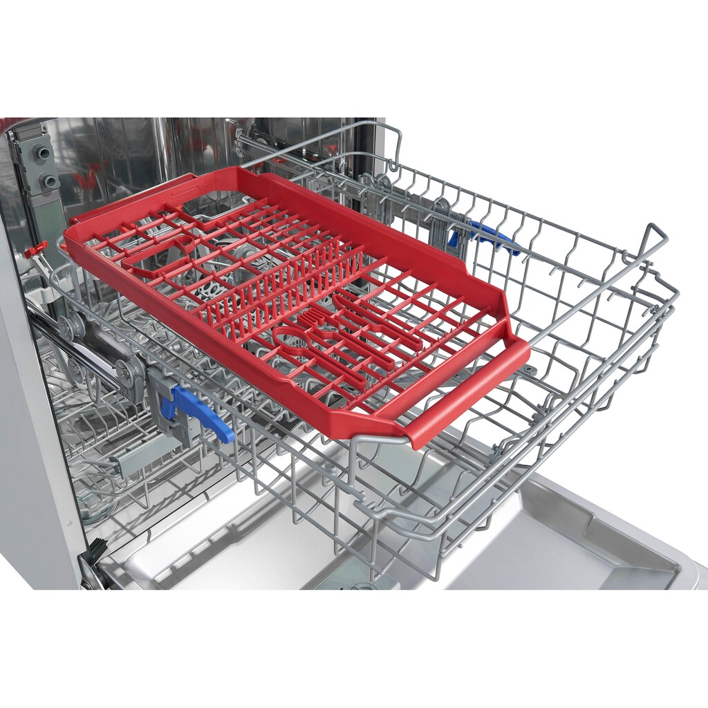 exquisit teilintegrierbarer Geschirrspüler »EGSP9414-EB-030D inox«, EGSP9414-EB-030D inox, 14 Maßgedecke