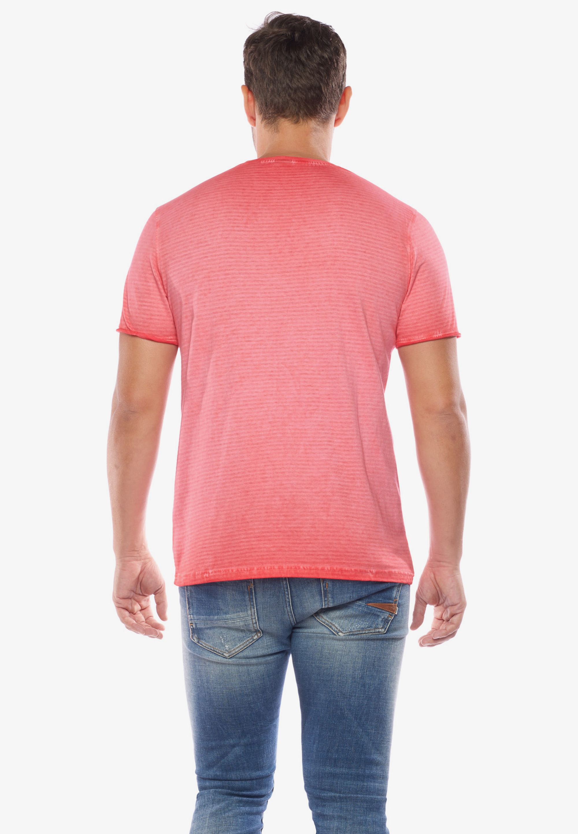 Le Temps Des Cerises T-Shirt »T SHIRTHOMME BALIS (MANCHE COURTE) / MAN BALIS (SHORT SLEEVE)«, mit modischer Waschung