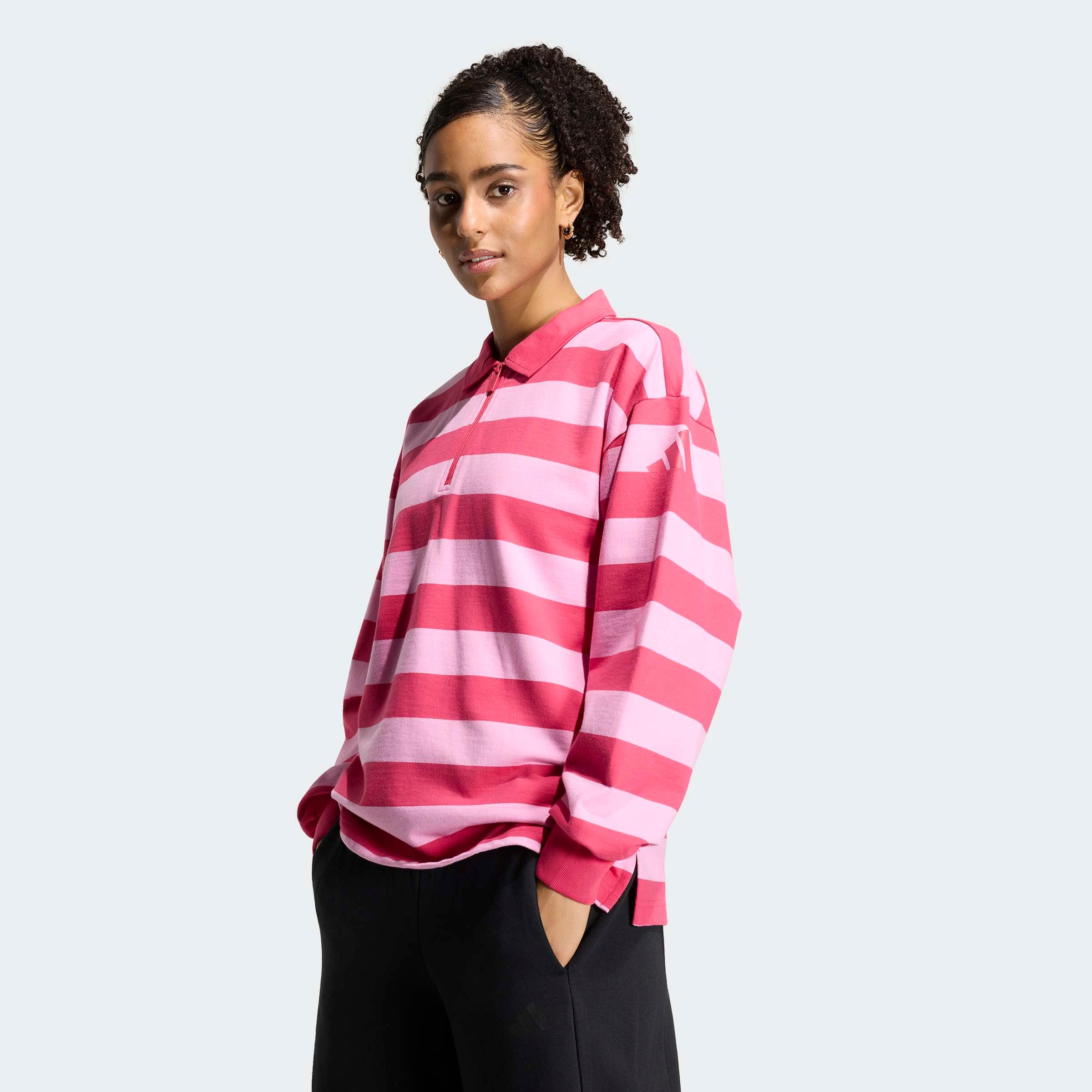 adidas Sportswear Poloshirt »ESSENTIALS CONTEMPORARY FRENCH TERRY LANGARM«