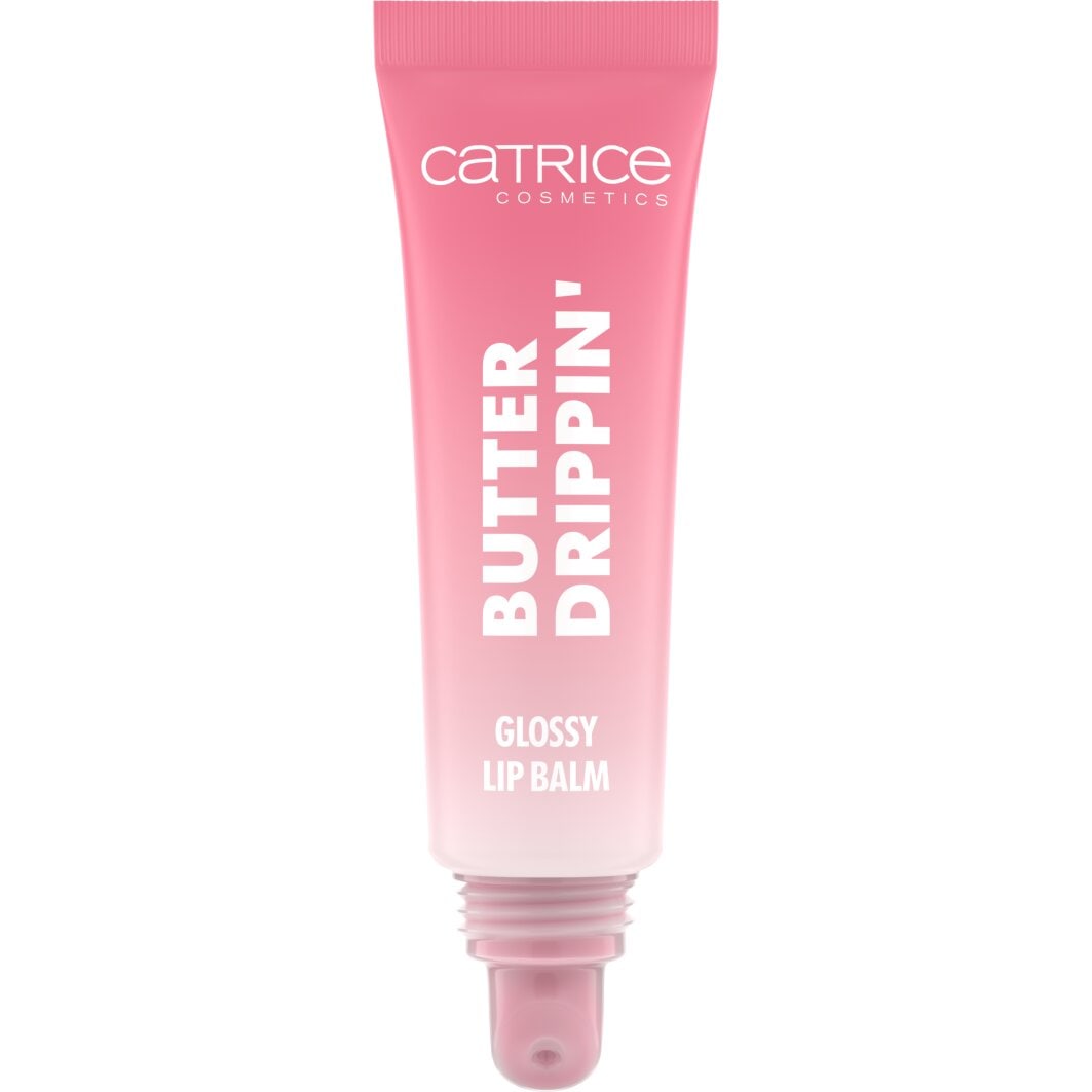 CATRICE Lippenbalsam "Butter Drippin' Glossy Lip Balm", rosa, Lippen-Kosmetika, Dezenter Farbakzent, geschmeidig, hochglänzend, spendet Feuchtigkeit.