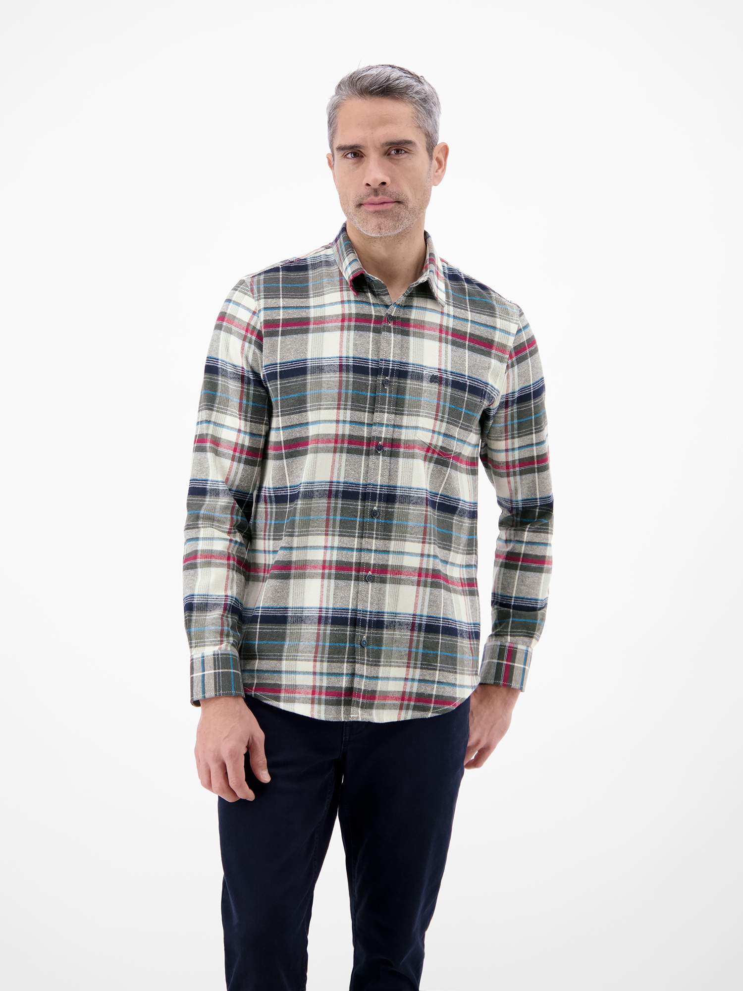 LERROS Karohemd "LERROS Karo Flannelhemd - weich und stylisch" günstig online kaufen