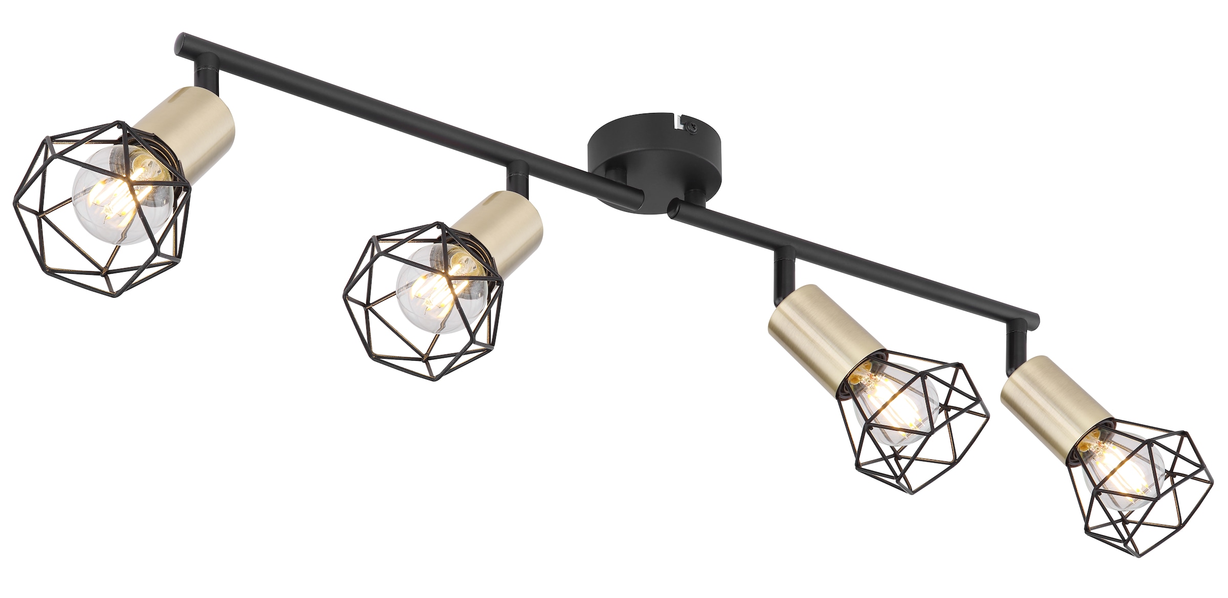 GLOBO LIGHTING Deckenstrahler »XARA I«, Leuchtmittel E14 | ohne Leuchtmittel, Deckenstrahler/Metall/Flur/Wohnzimmer/Schlafzimmer