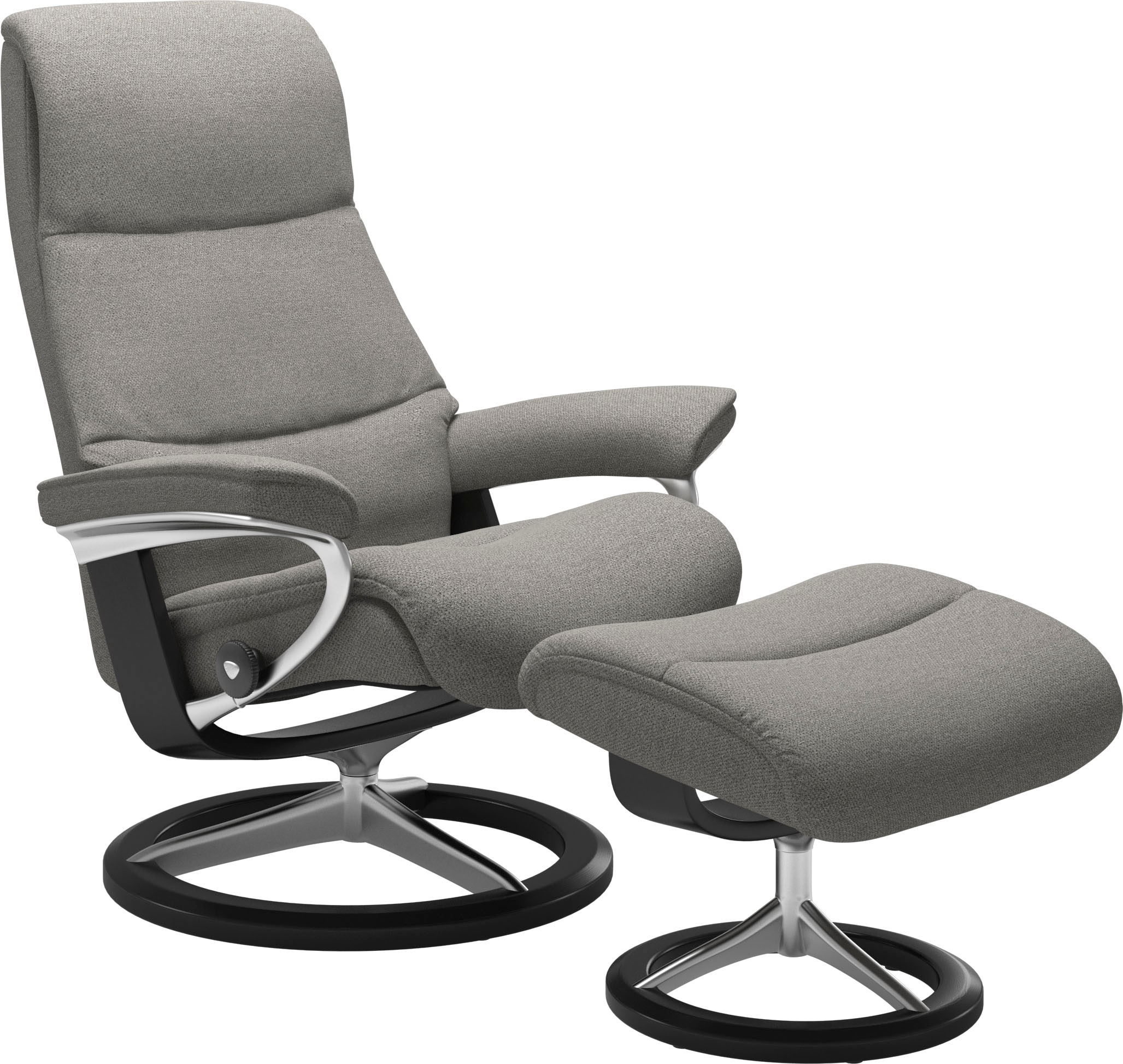 Stressless Fußhocker "View", mit Signature Base,Gestell Schwarz