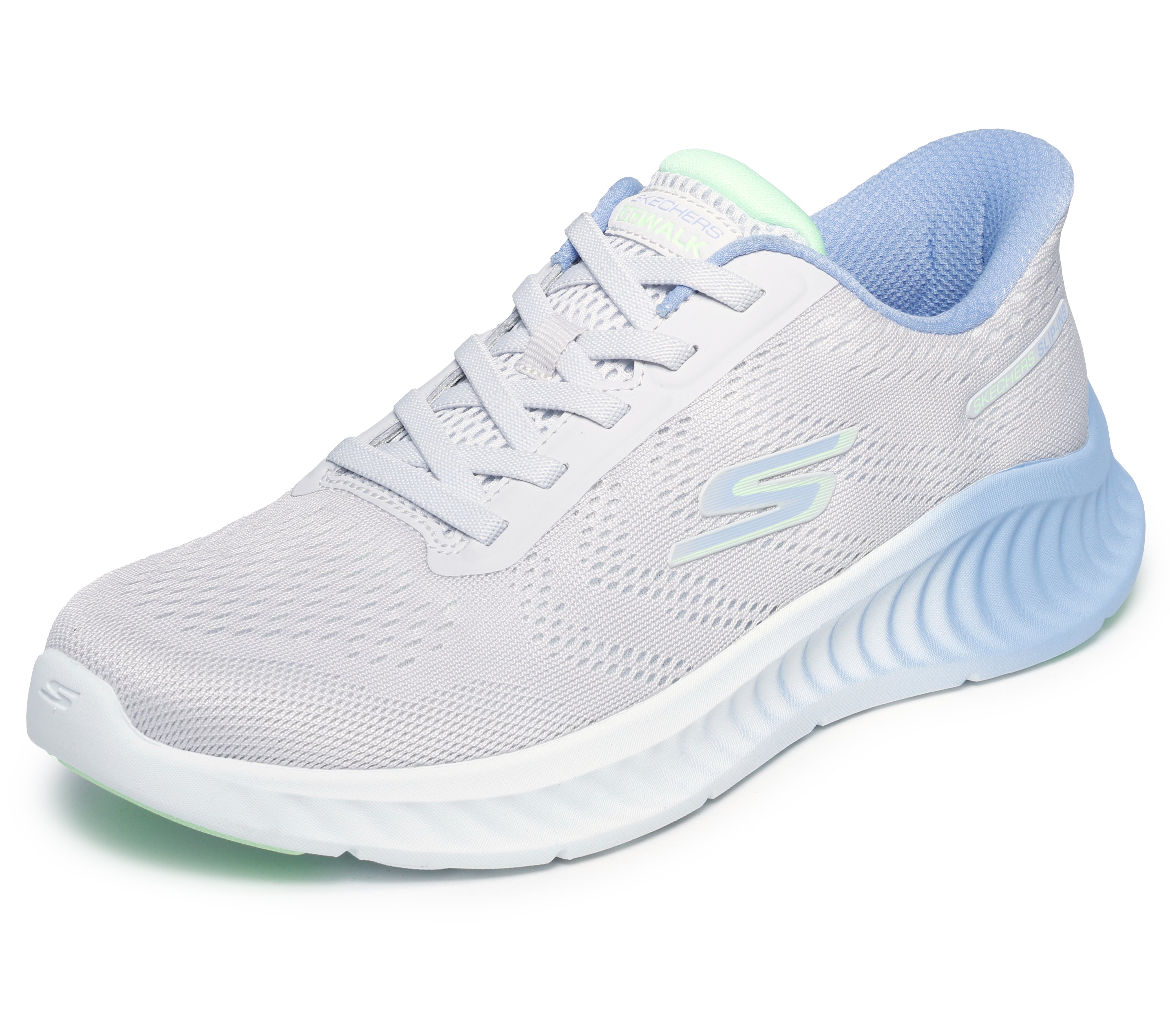 Skechers Slip-On Sneaker "GO WALK NOW-KHLOE" Freizeitschuh mit Fersenkissen und Slip-ins Technologie