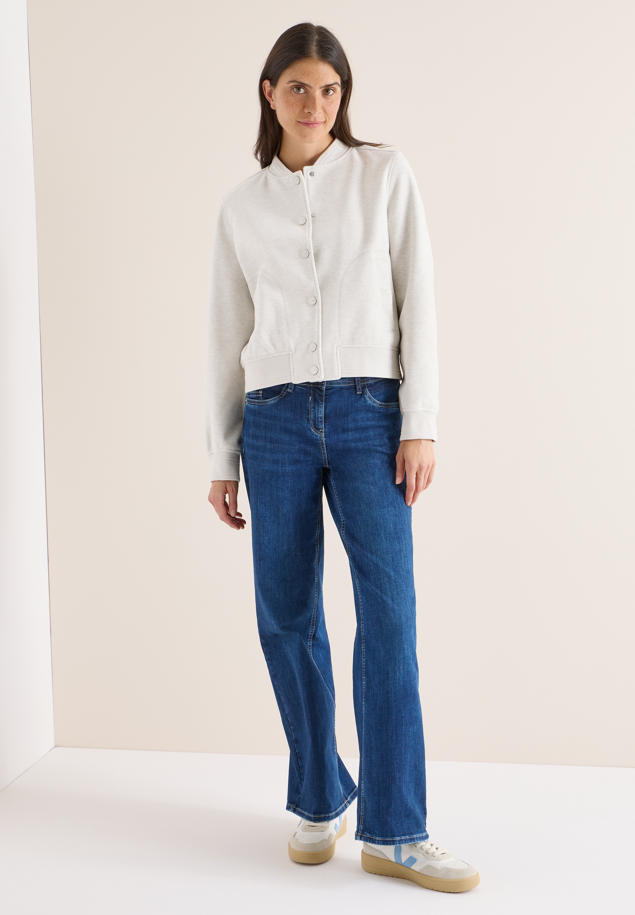 Cecil Blouson ohne Kapuze in Woll-Optik