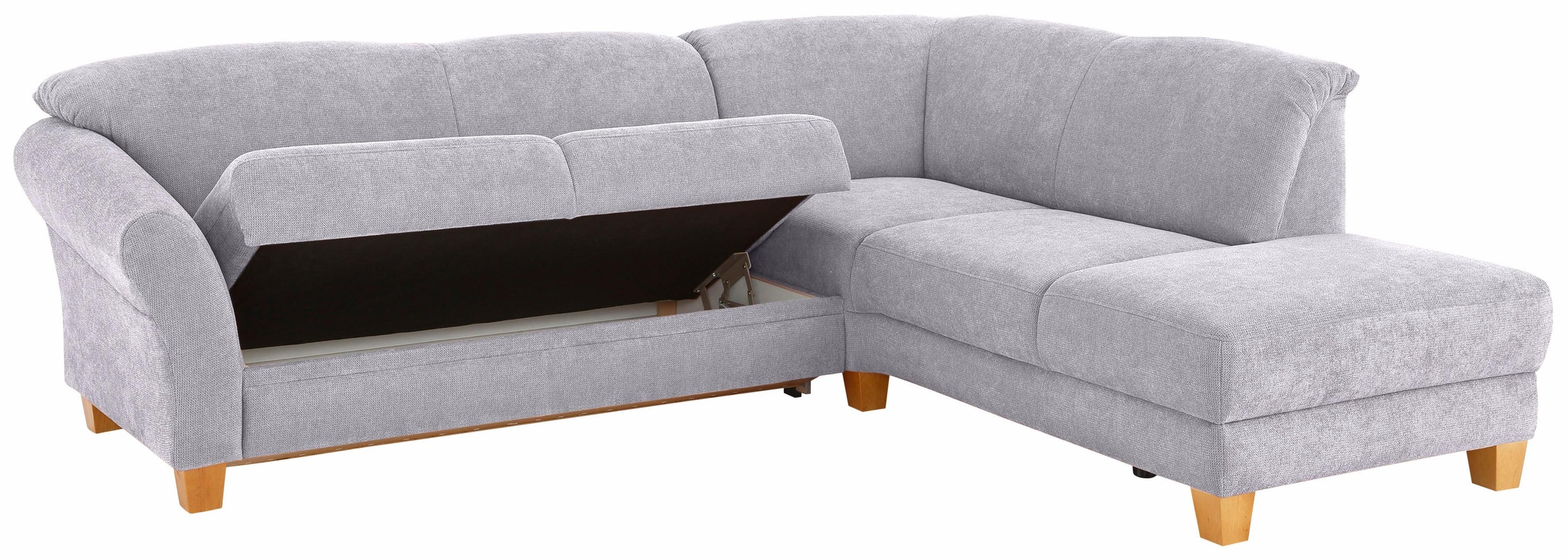 Home affaire Ecksofa »Gotland L-Form«, wahlweise mit Sitztiefenverstellung + Bettkasten