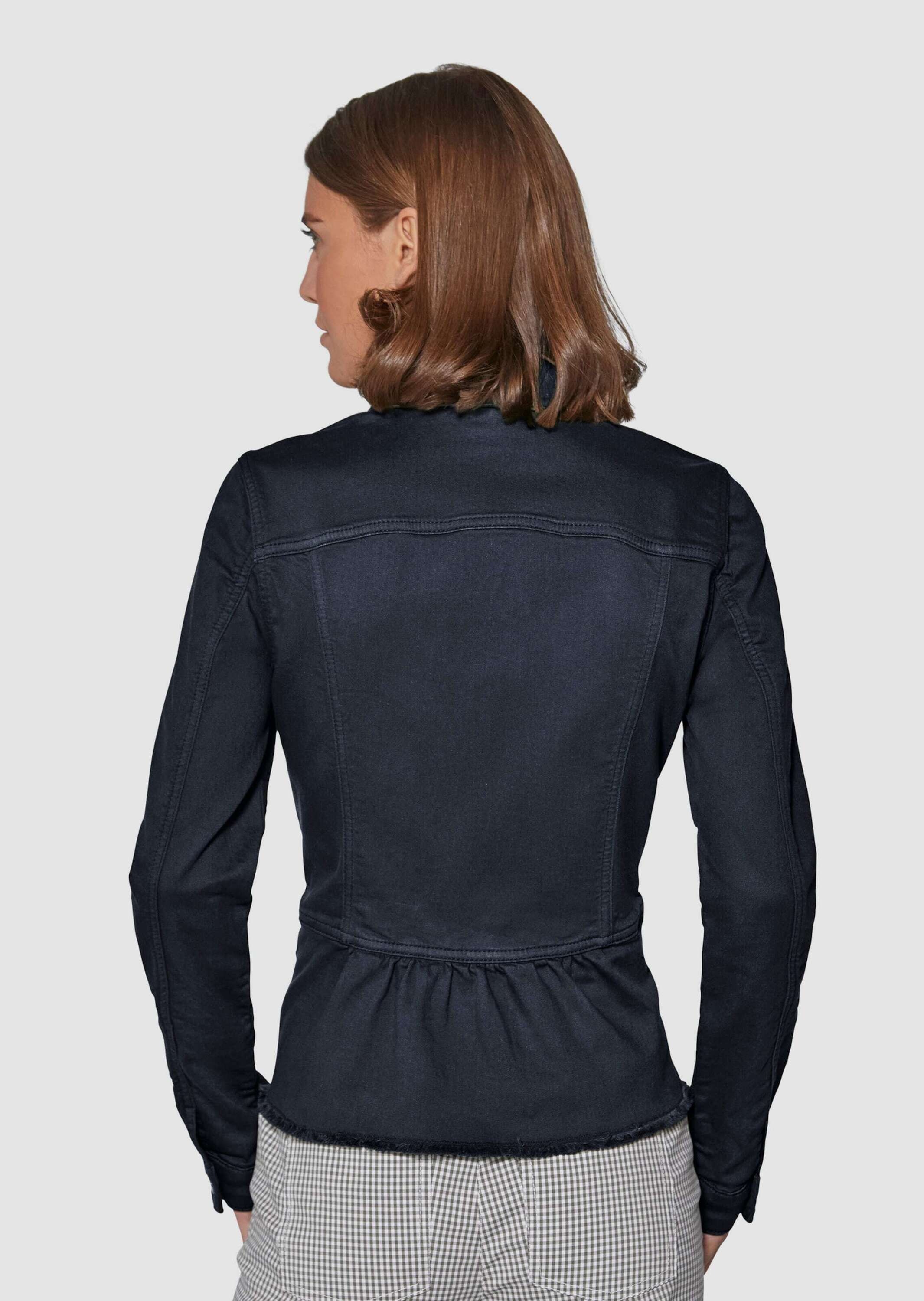 MADELEINE Jeansjacke »Jeansjacke Jeansjacke mit Schößchen«