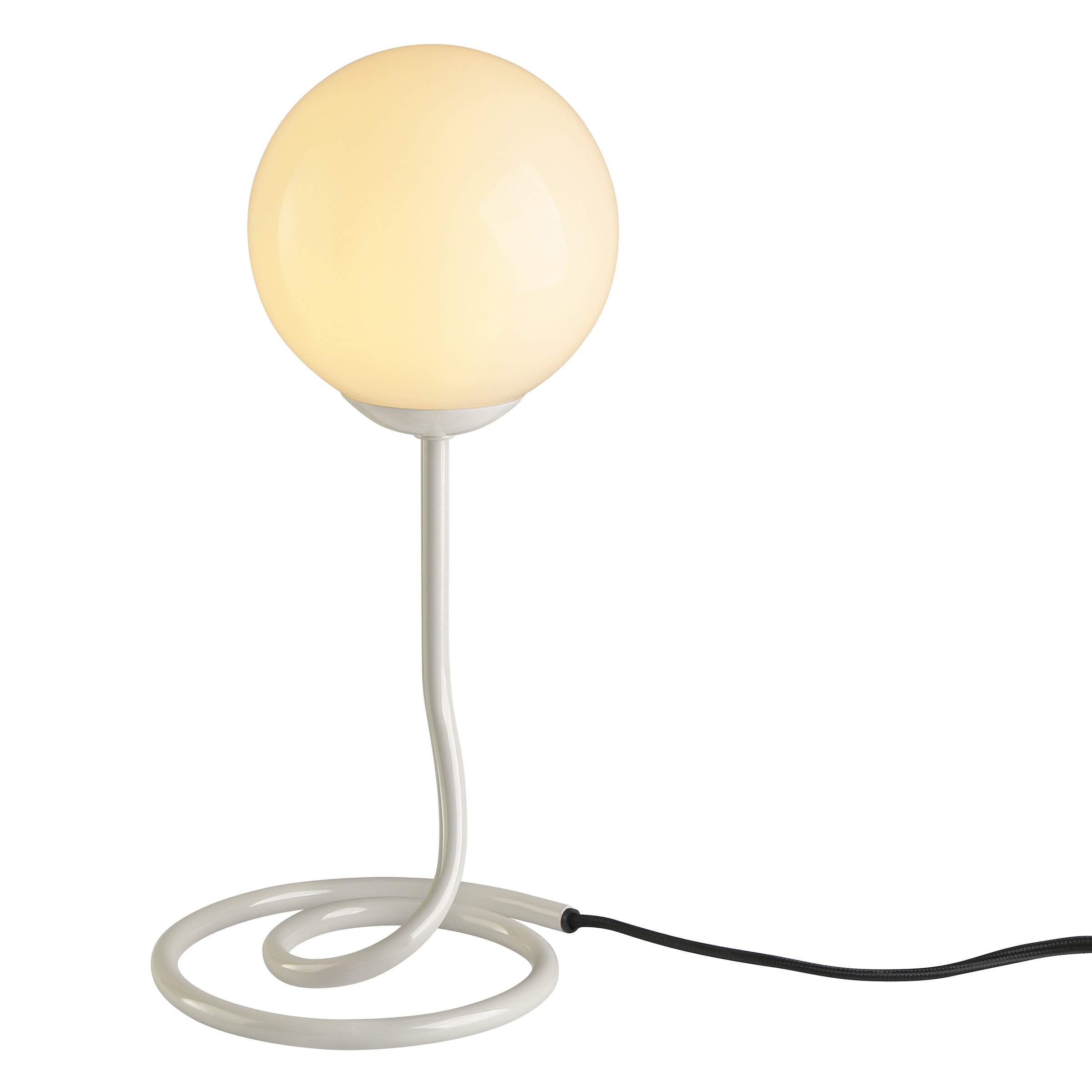 OTTO home Tischleuchte »Orrell«, Leuchtmittel G9 | ohne Leuchtmittel, Ø 15 cm, Materialmix - Metallfuß mit weißem Glasschirm