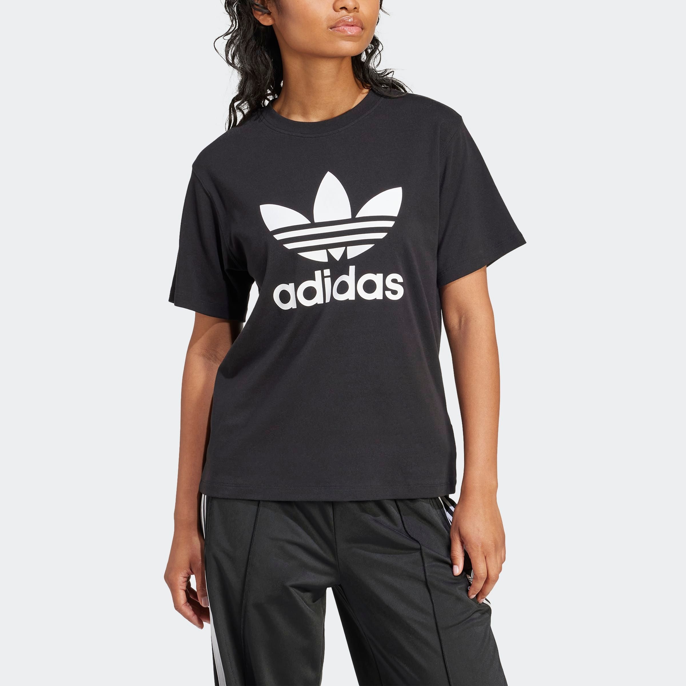 adidas Originals T-Shirt "TREFOIL TEE", Basic Shirt mit großem Trefoil Logo günstig online kaufen