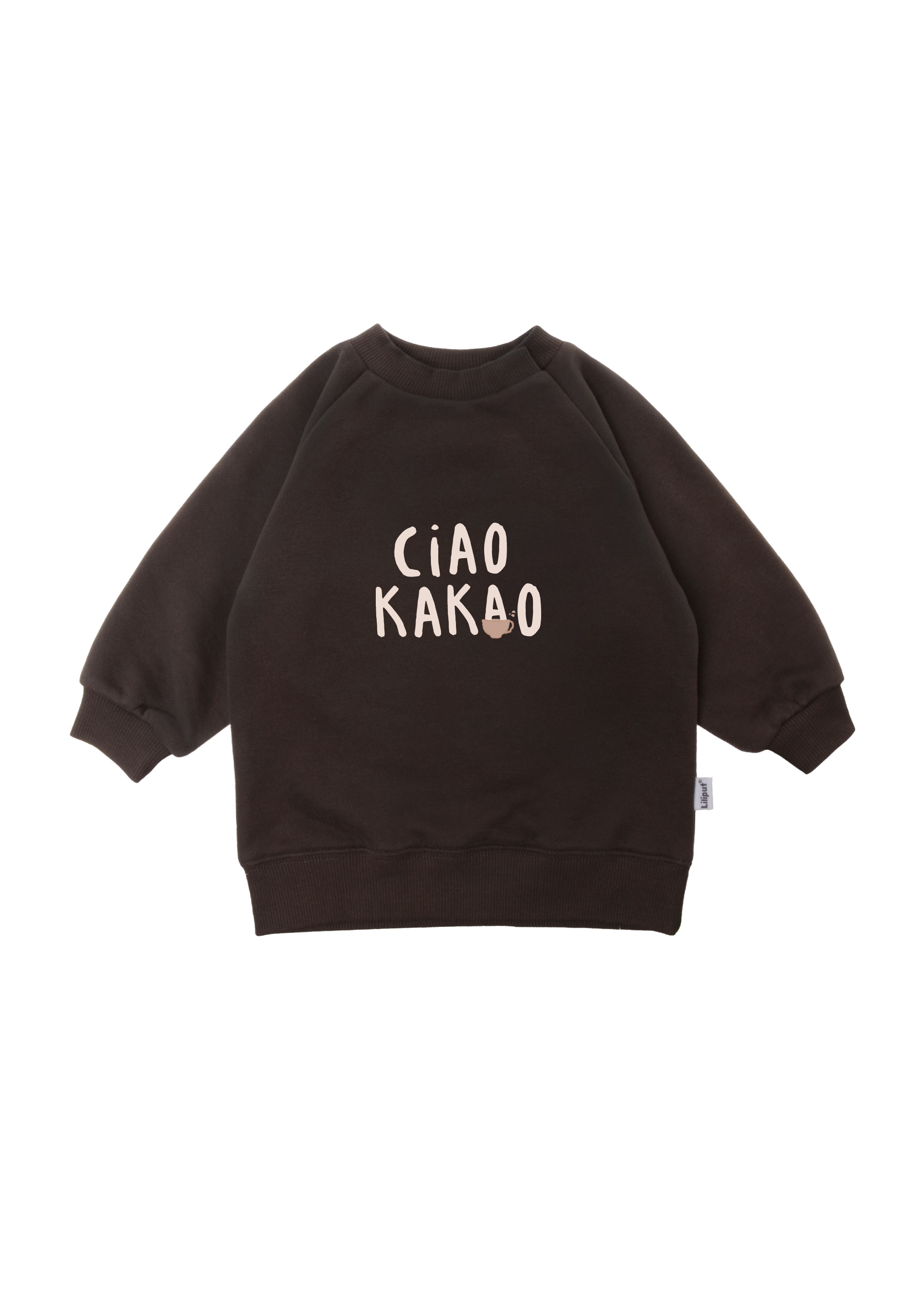 Sweatshirt »Ciao Kakao«, mit coolem Schriftzug auf der Vorderseite