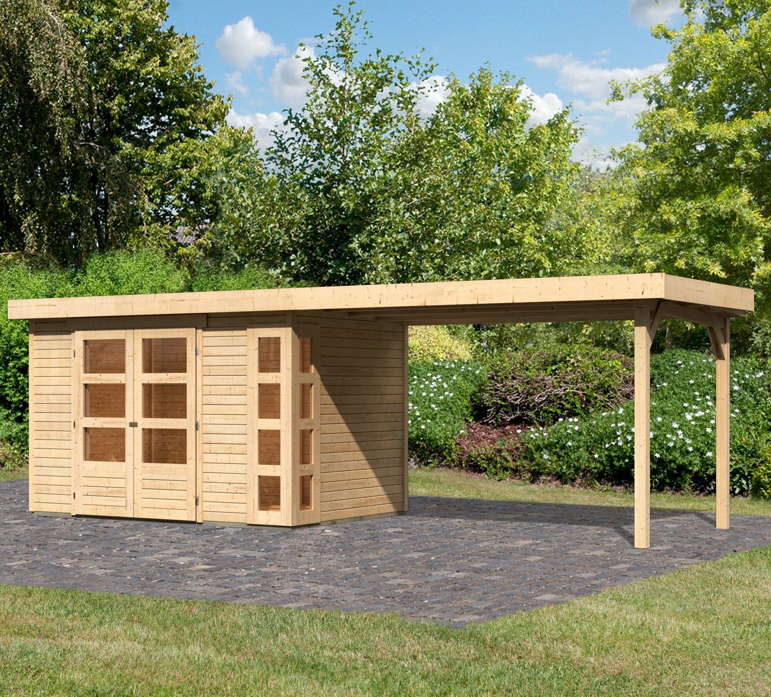 Karibu Gartenhaus "Nordsee 4" günstig online kaufen